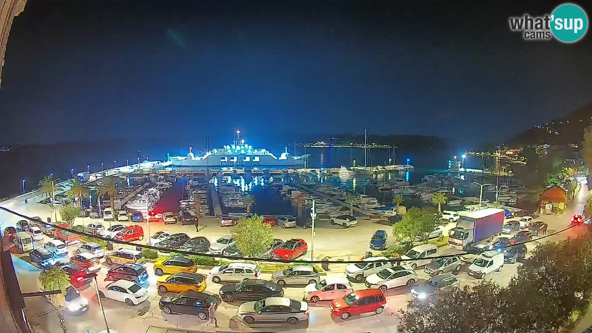 Spletna kamera Orebić Riva – Trajekt za Korčulo v živo