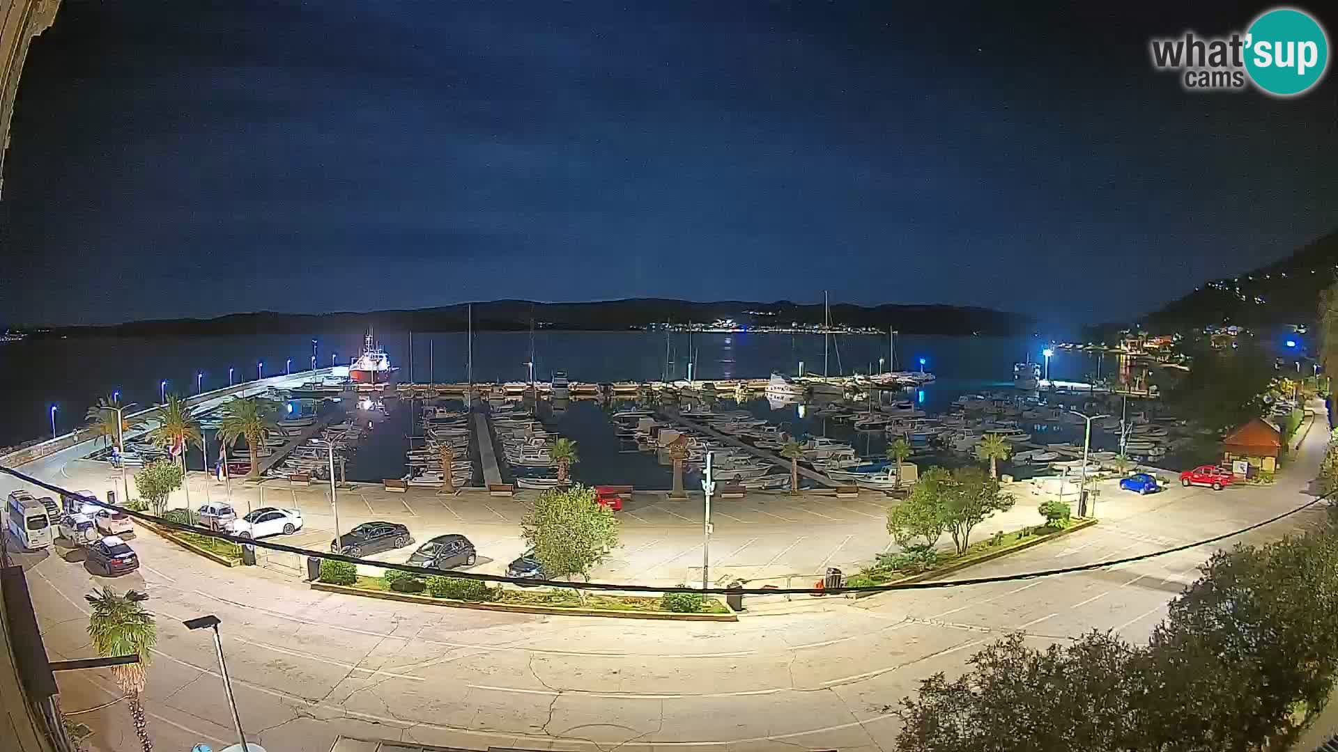 Spletna kamera Orebić Riva – Trajekt za Korčulo v živo