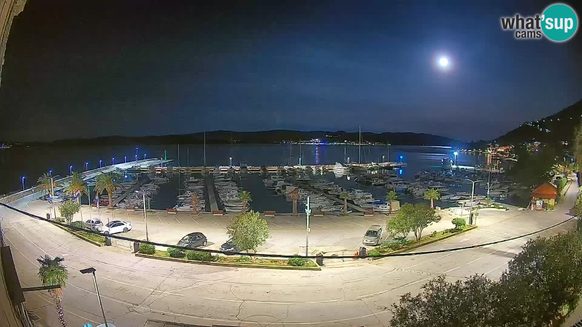 Webcam Orebić Riva – Ferry a Korčula en vivo