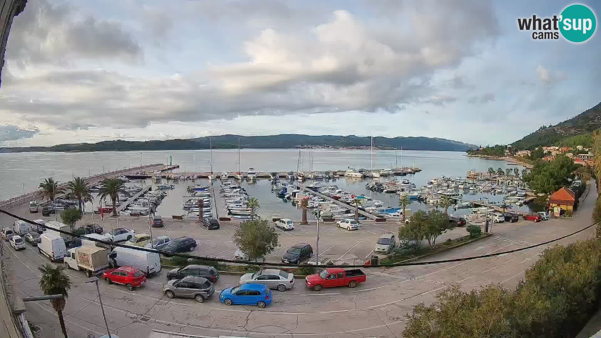 Webcam Orebić Riva – Ferry to Korčula Live