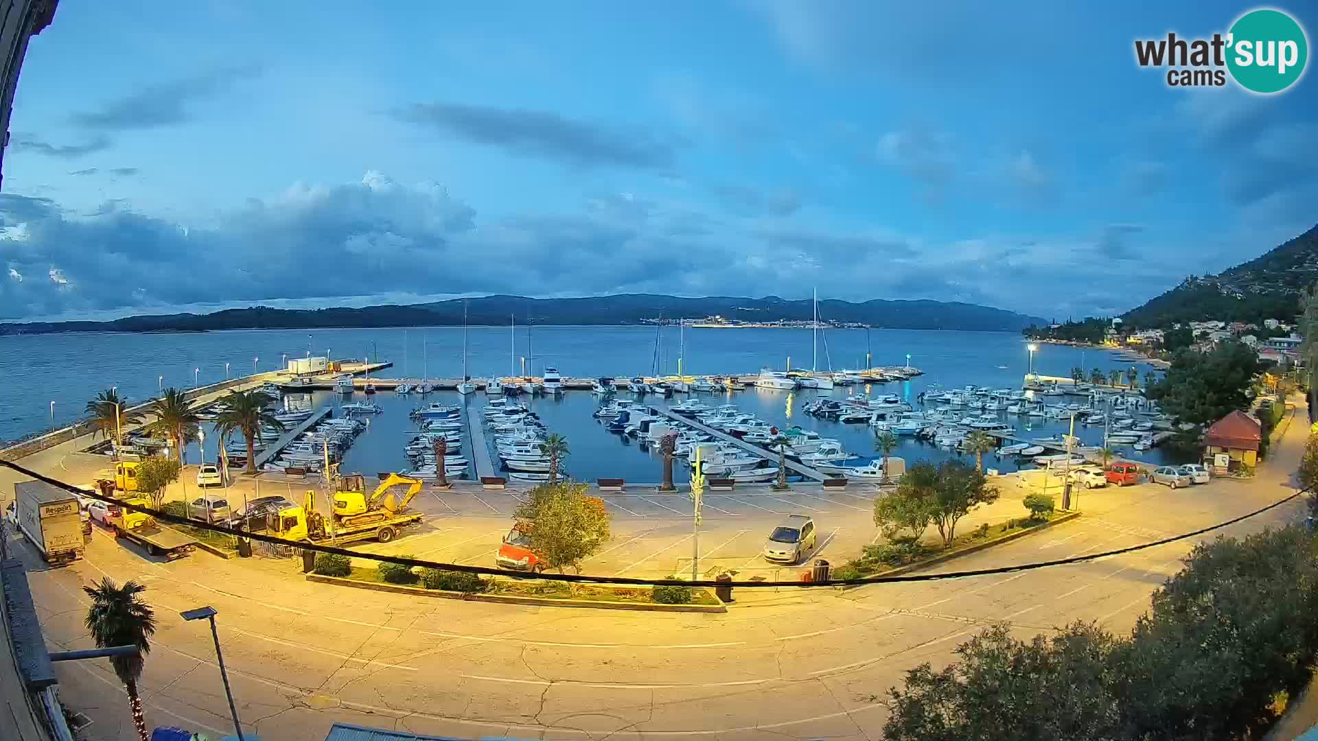 Webcam Orebić Riva – Ferry a Korčula en vivo
