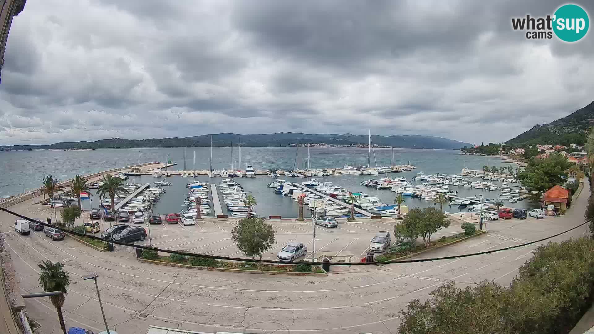 Webcam Orebić Riva – Ferry vers Korčula en direct