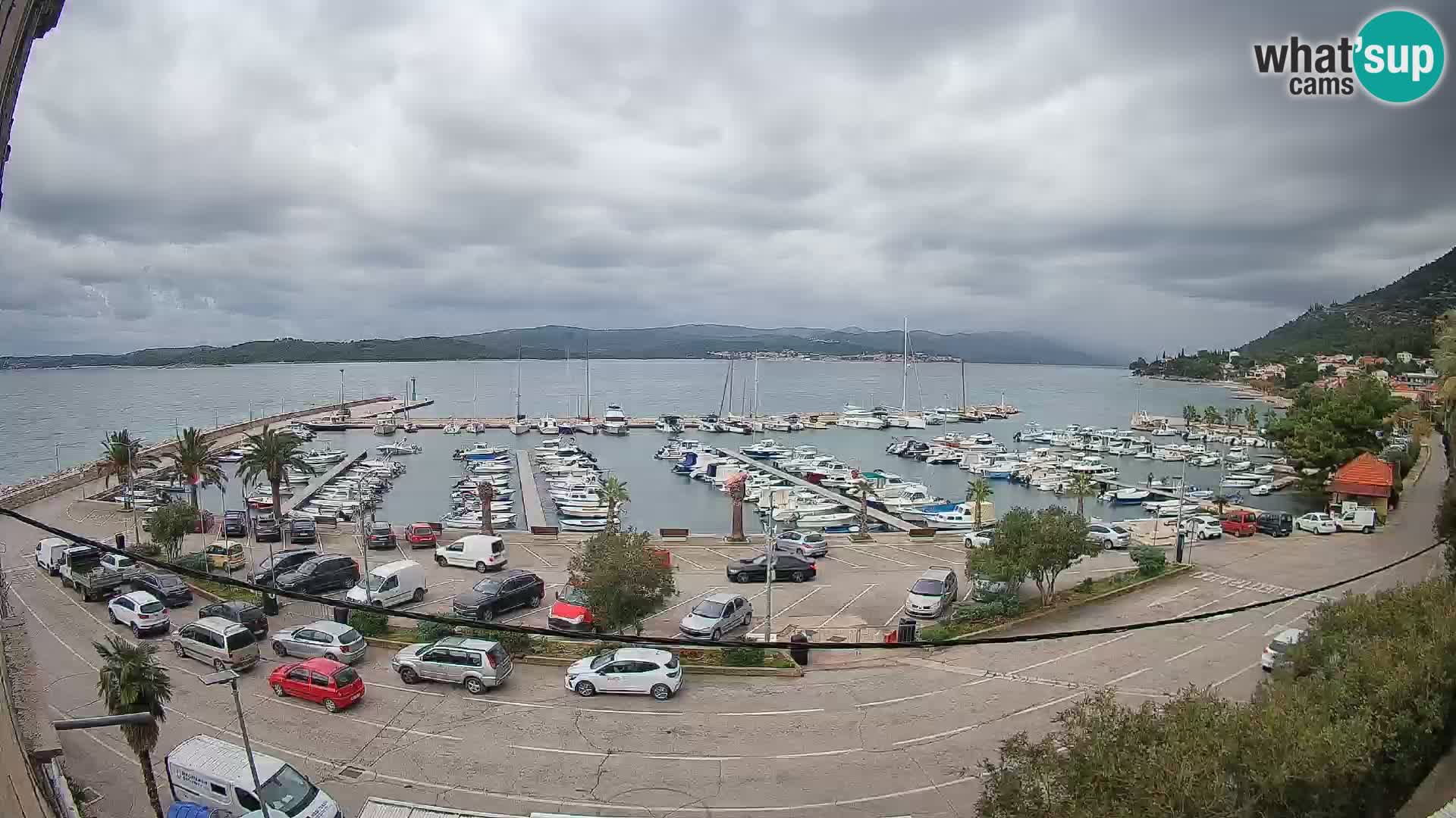 Web kamera Orebić Riva – Trajekt za Korčulu uživo