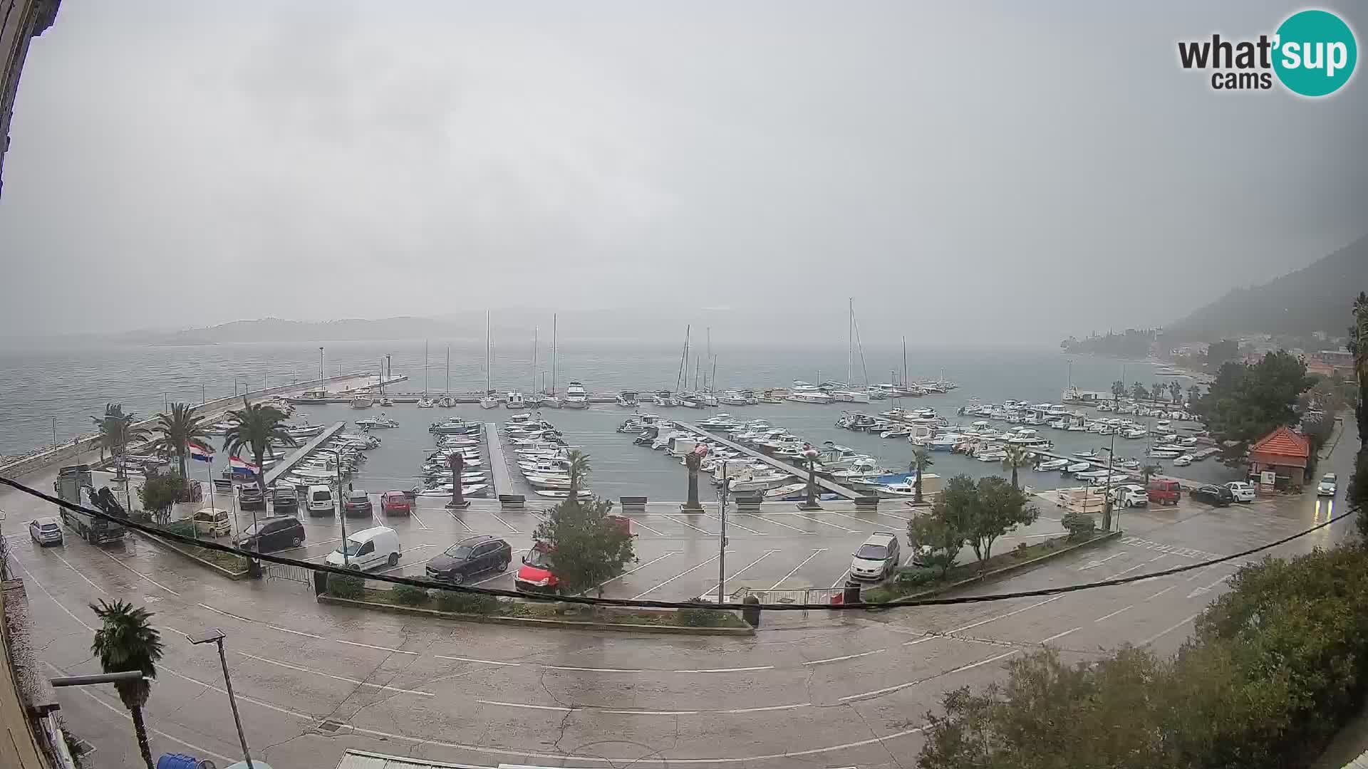 Webcam Orebić Riva – Ferry to Korčula Live