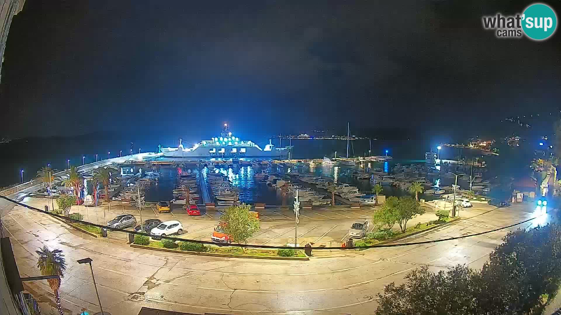 Webcam Orebić Uferpromenade – Fähre nach Korčula Live
