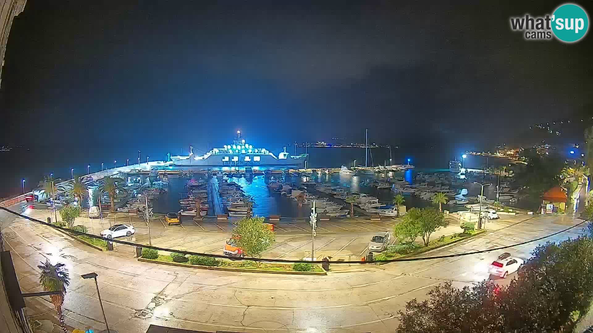 Webcam Orebić Riva – Ferry a Korčula en vivo