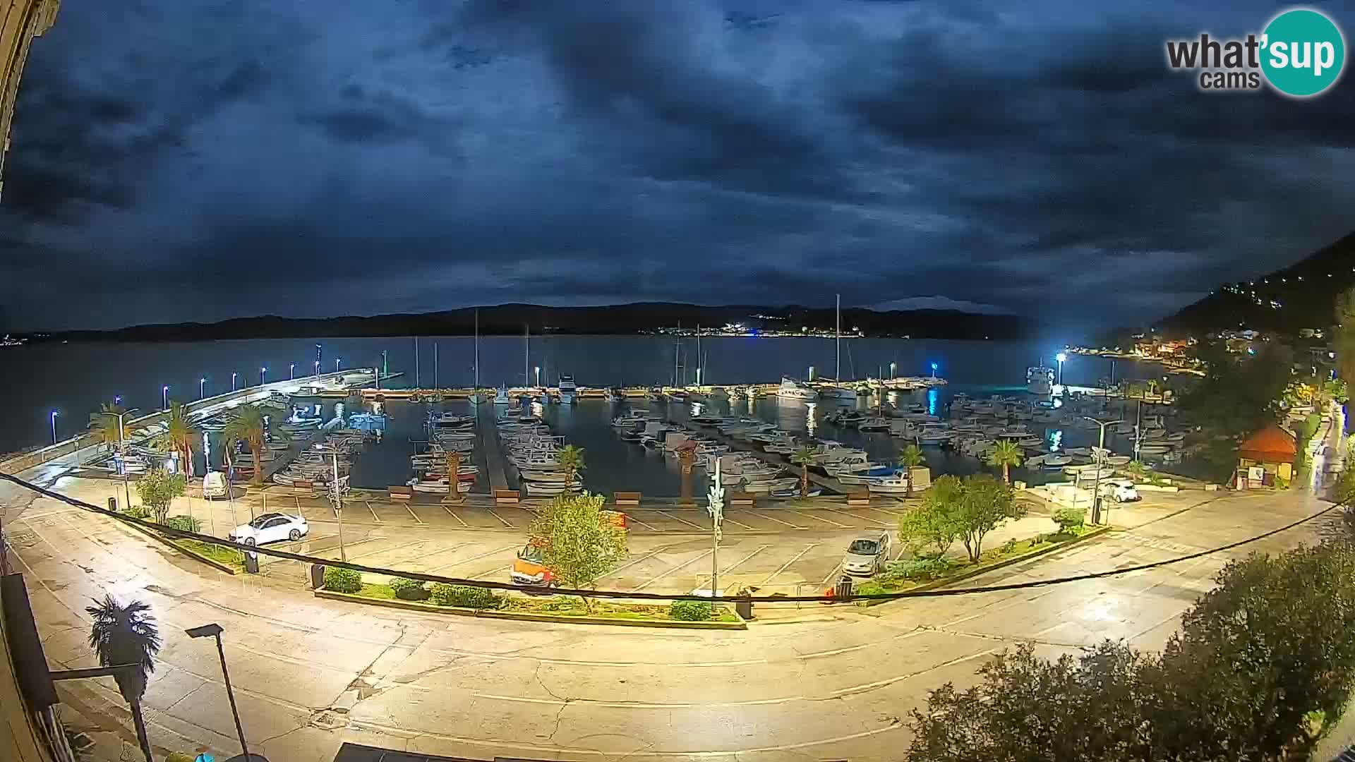 Webcam Orebić Riva – Ferry to Korčula Live