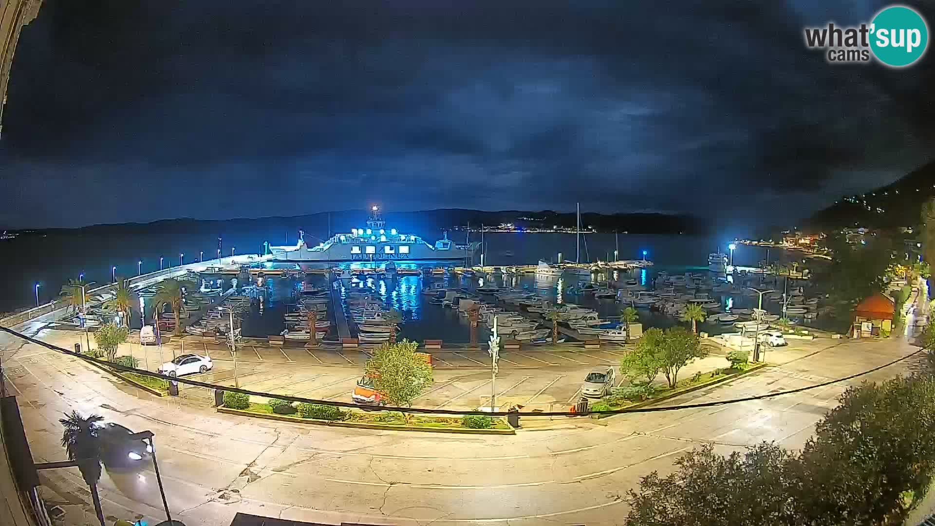 Webcam Orebić Riva – Ferry to Korčula Live