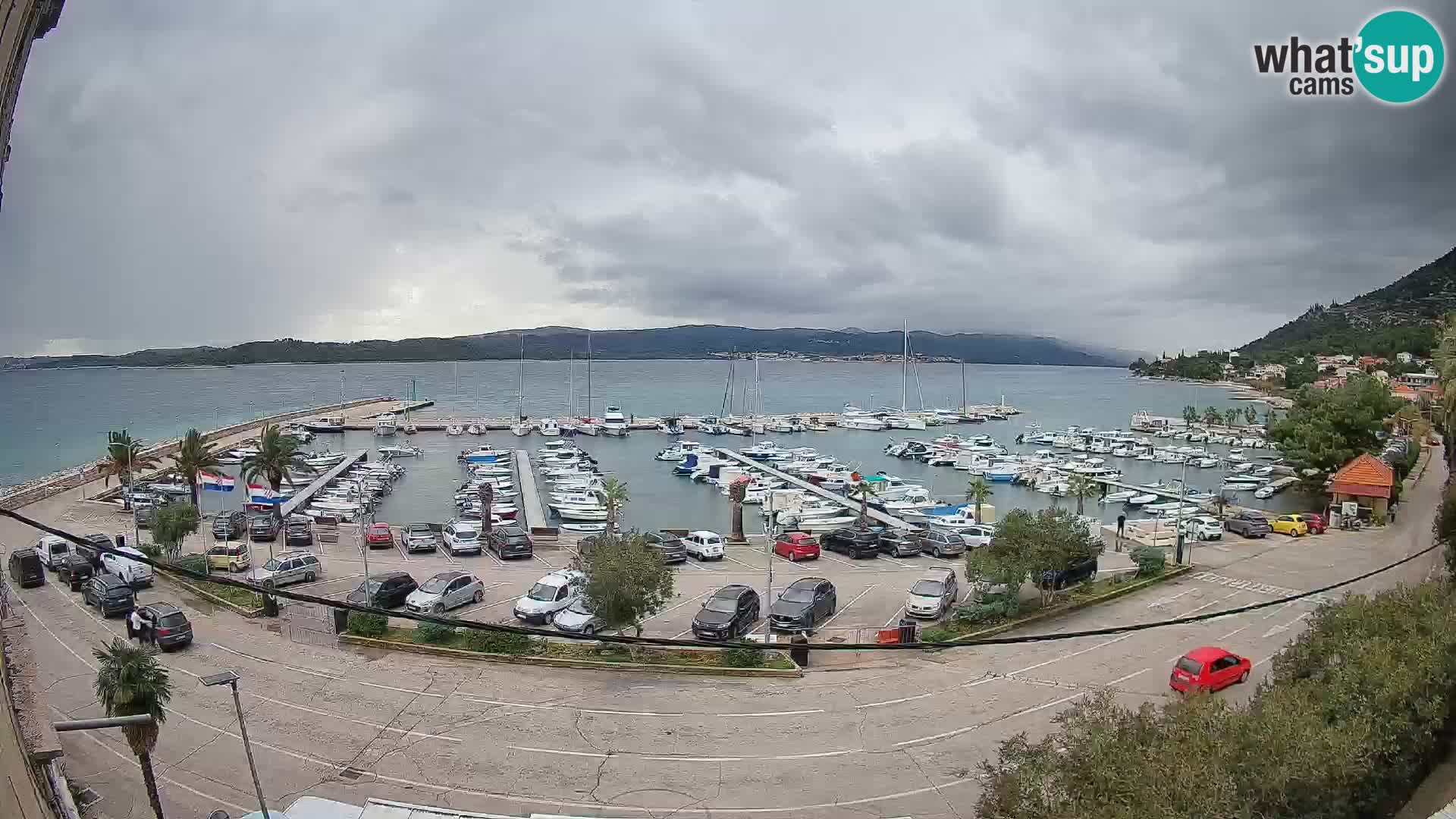 Web kamera Orebić Riva – Trajekt za Korčulu uživo