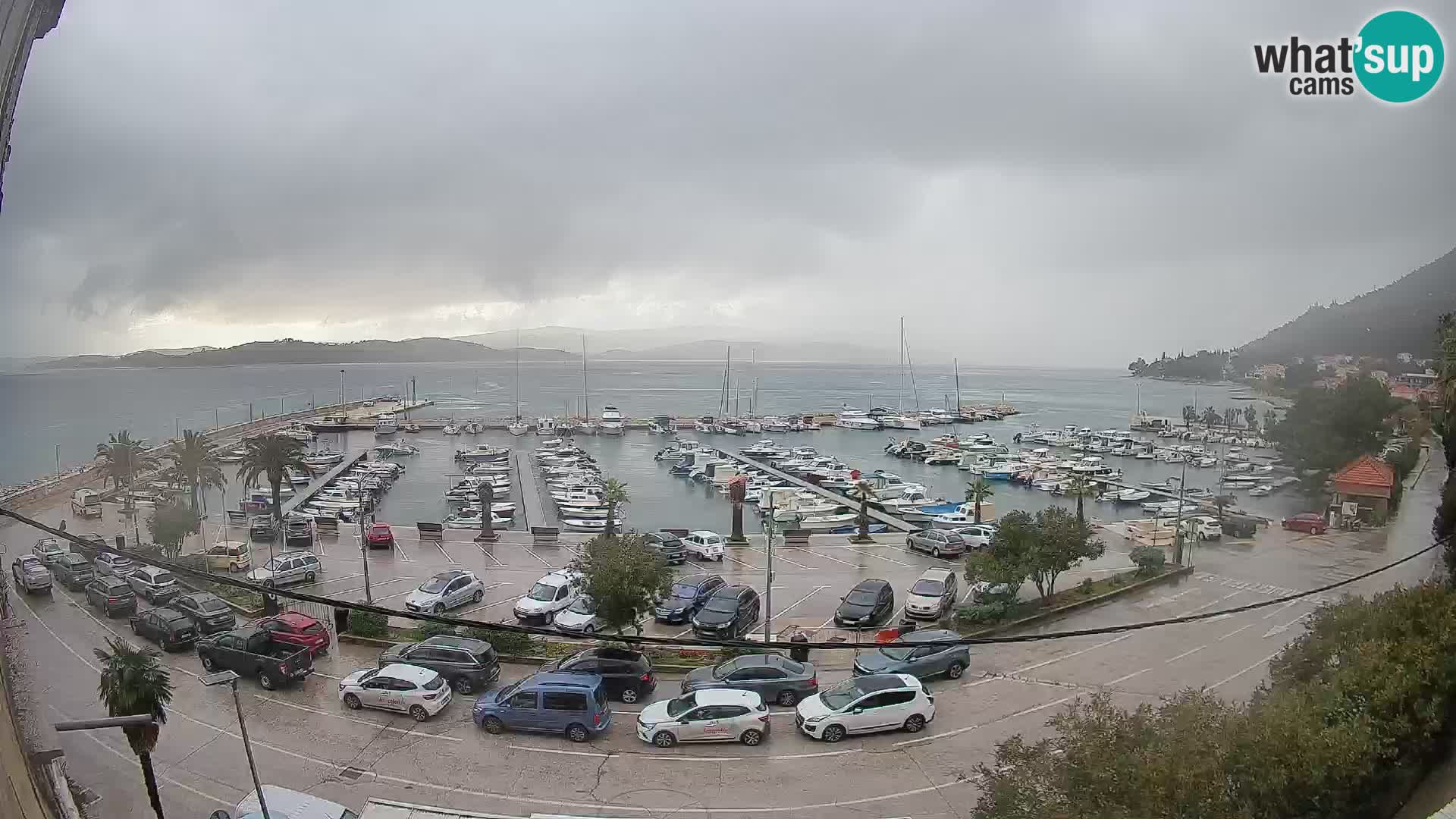 Webcam Orebić Riva – Ferry to Korčula Live