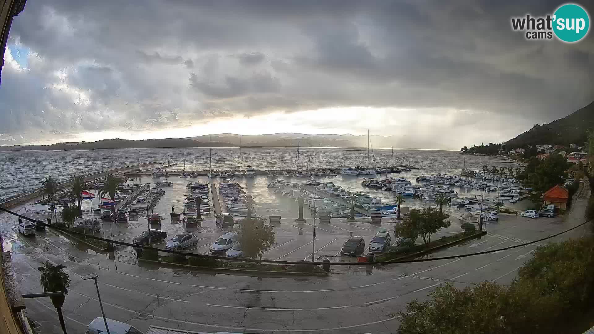 Webcam Orebić Riva – Ferry to Korčula Live