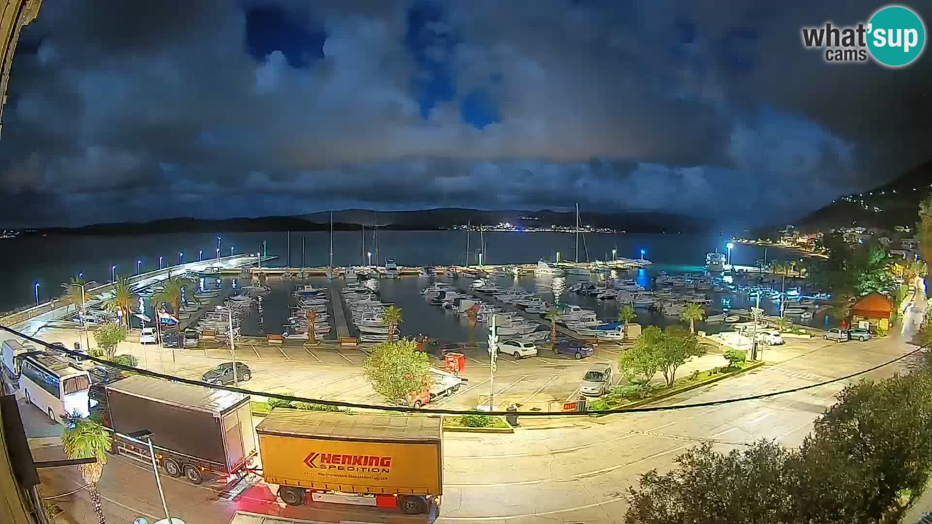 Spletna kamera Orebić Riva – Trajekt za Korčulo v živo