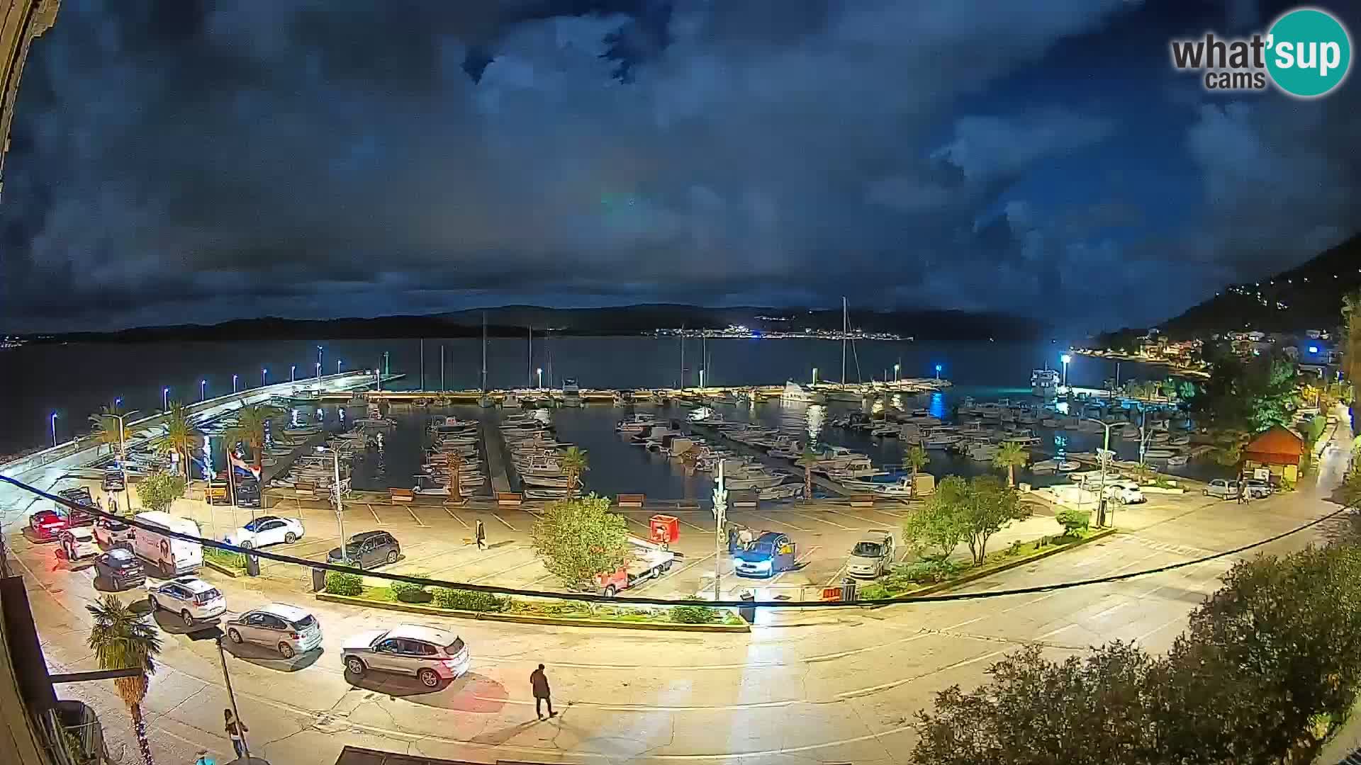 Webcam Orebić Uferpromenade – Fähre nach Korčula Live