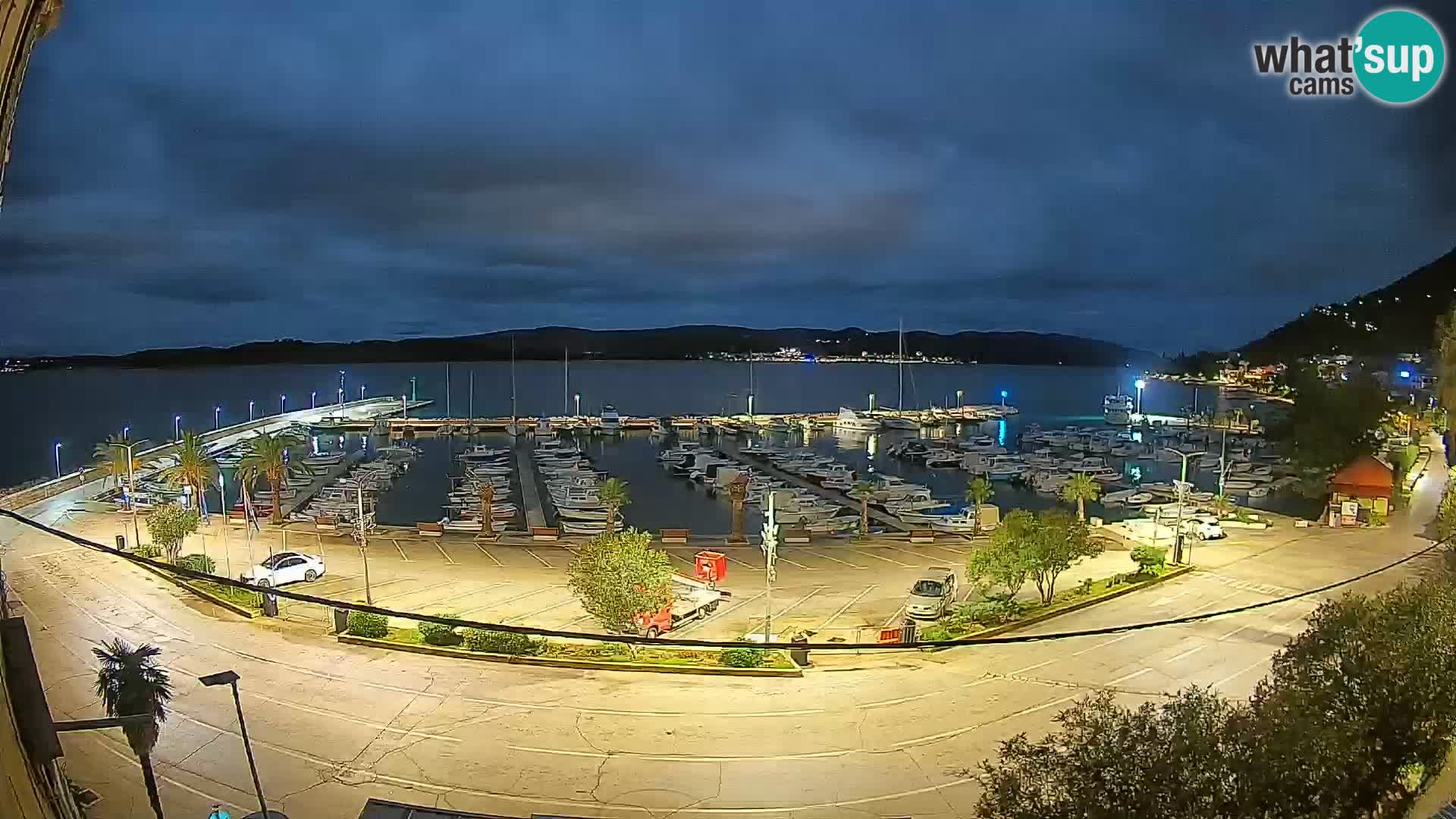 Webcam Orebić Uferpromenade – Fähre nach Korčula Live