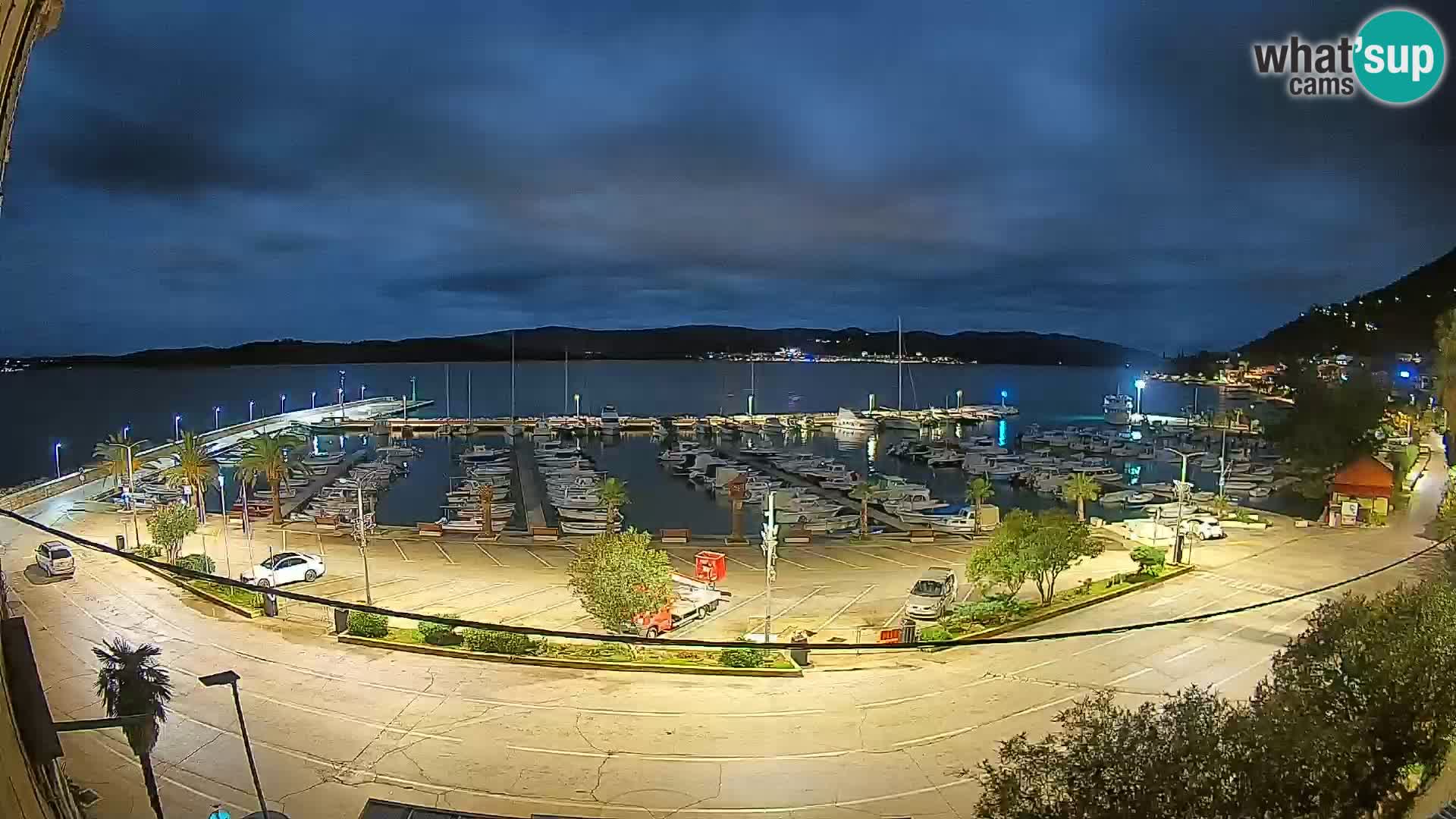 Webcam Orebić Riva – Ferry a Korčula en vivo