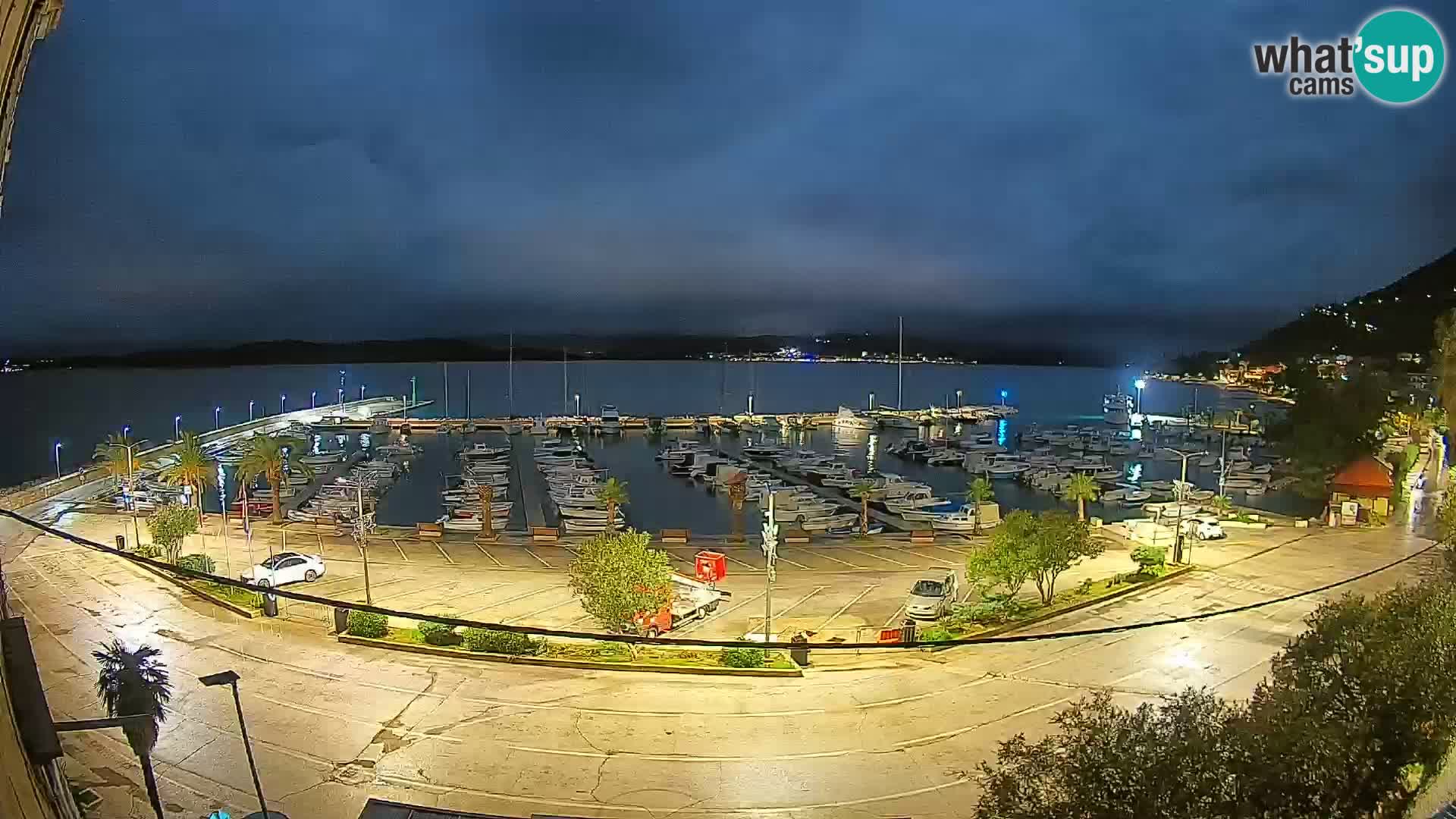 Webcam Orebić Uferpromenade – Fähre nach Korčula Live