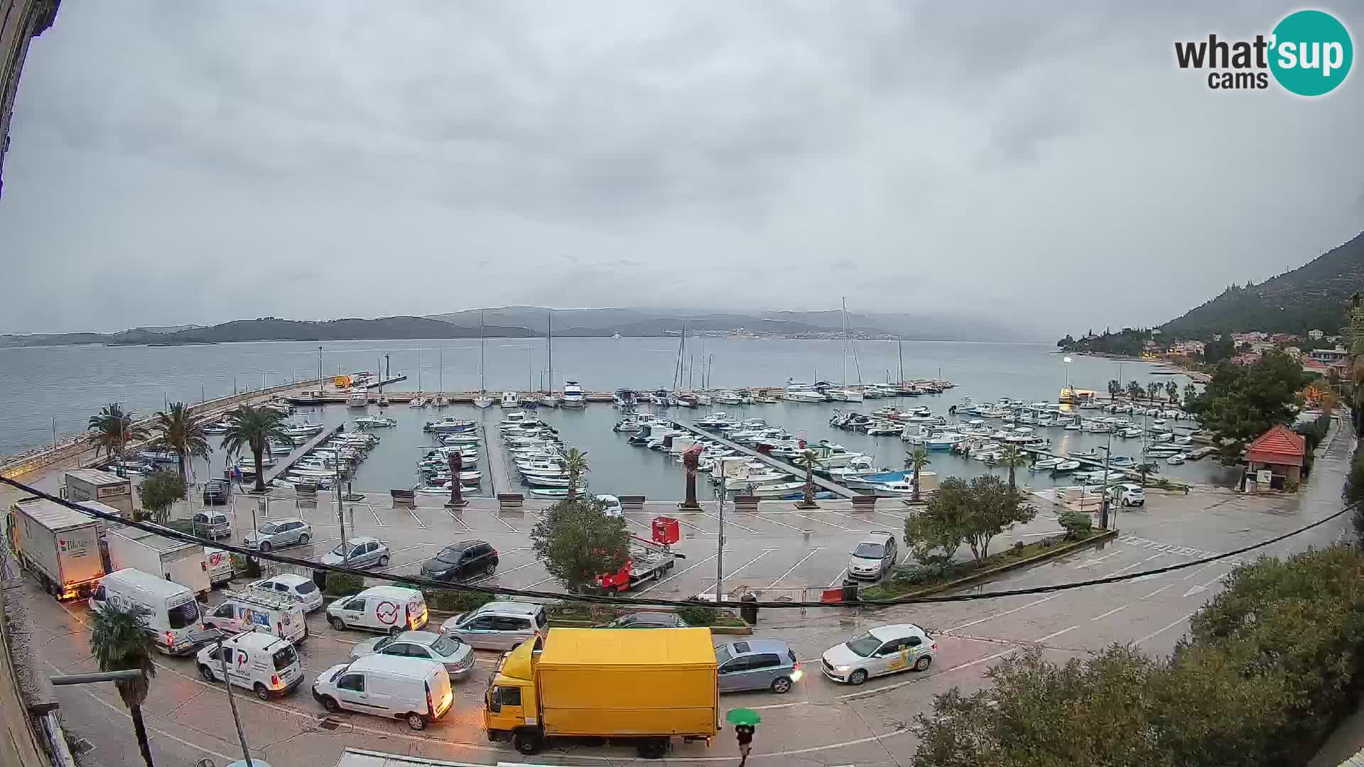 Spletna kamera Orebić Riva – Trajekt za Korčulo v živo