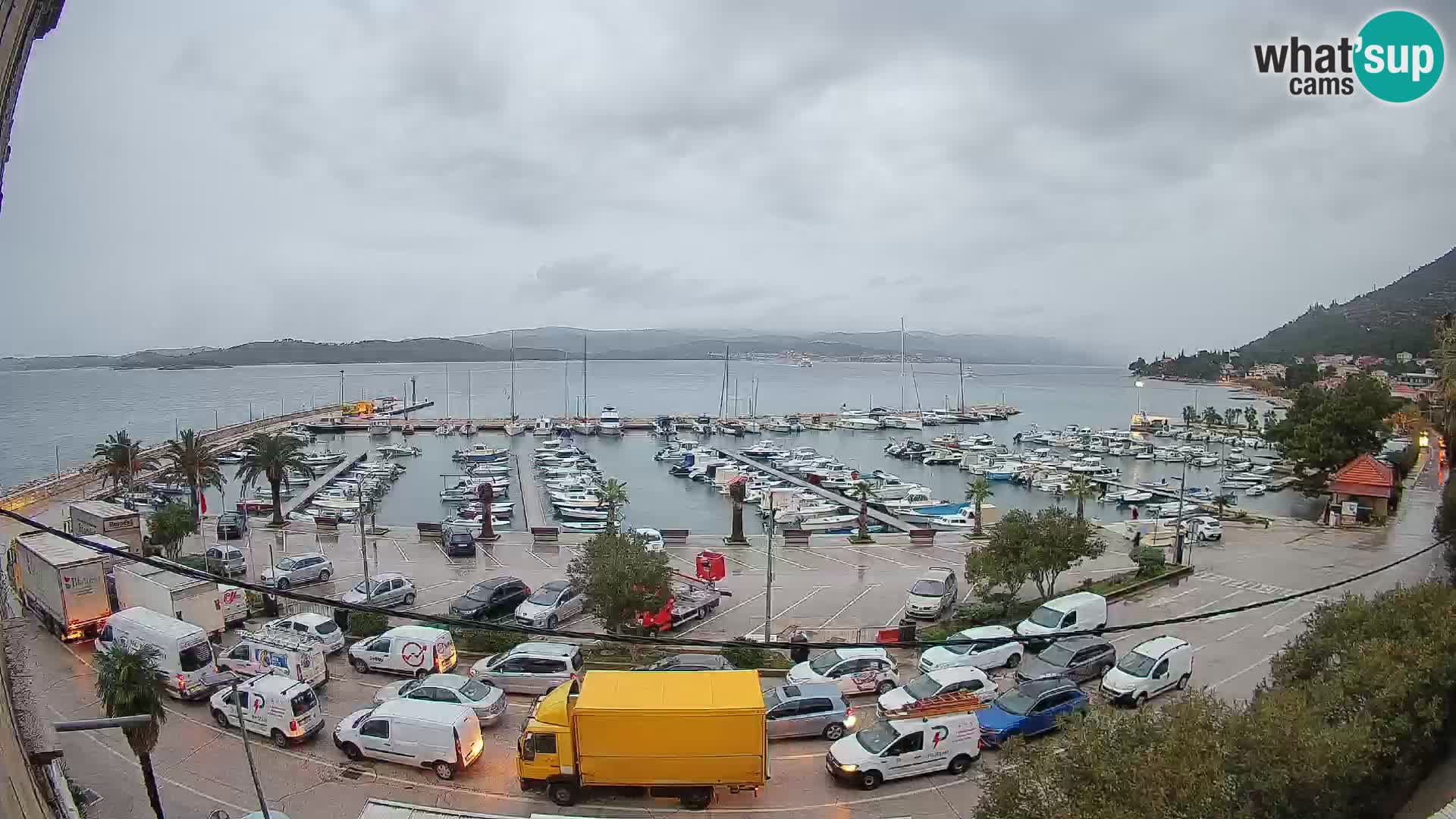 Spletna kamera Orebić Riva – Trajekt za Korčulo v živo