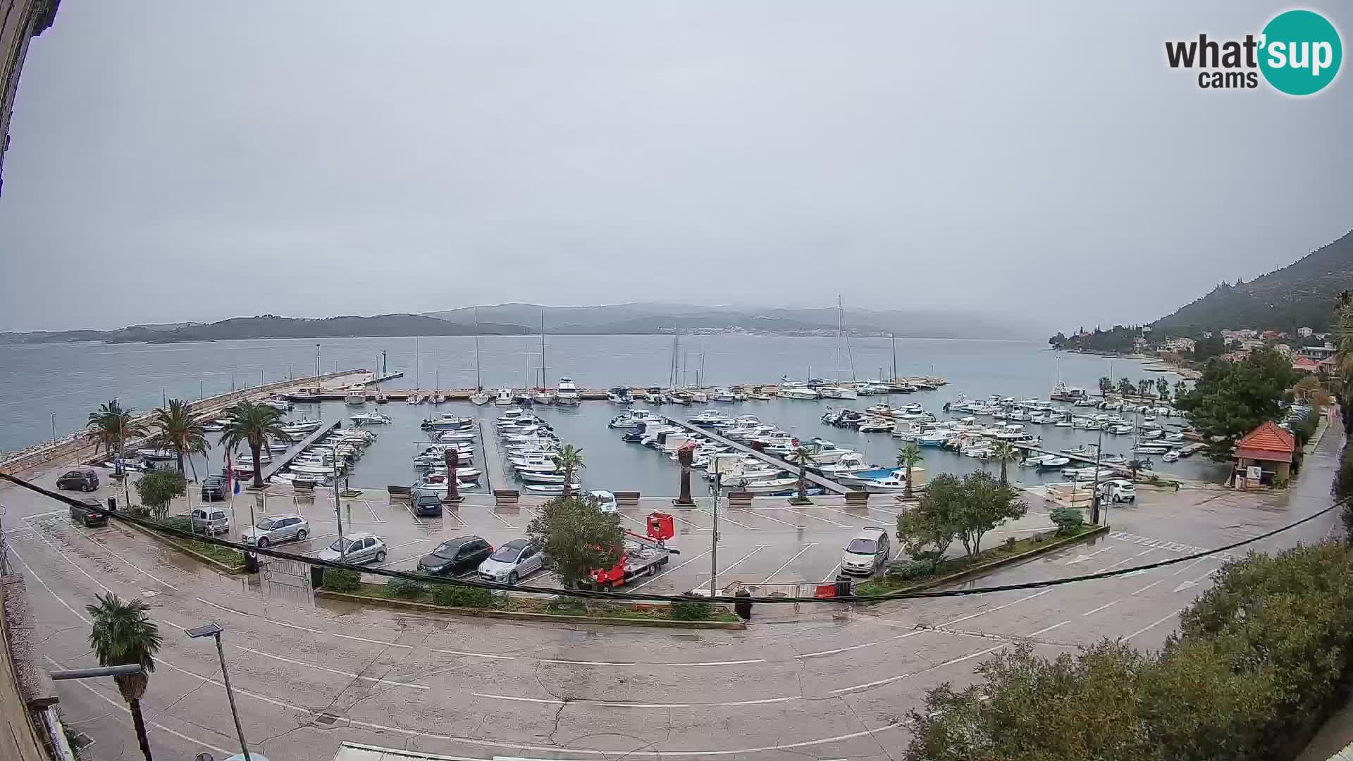 Webcam Orebić Riva – Ferry a Korčula en vivo