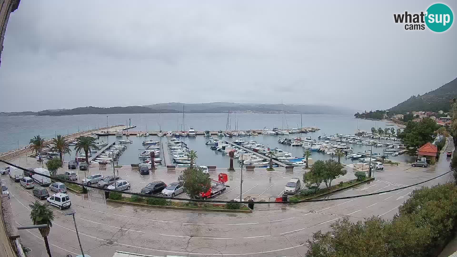 Webcam Orebić Riva – Ferry to Korčula Live