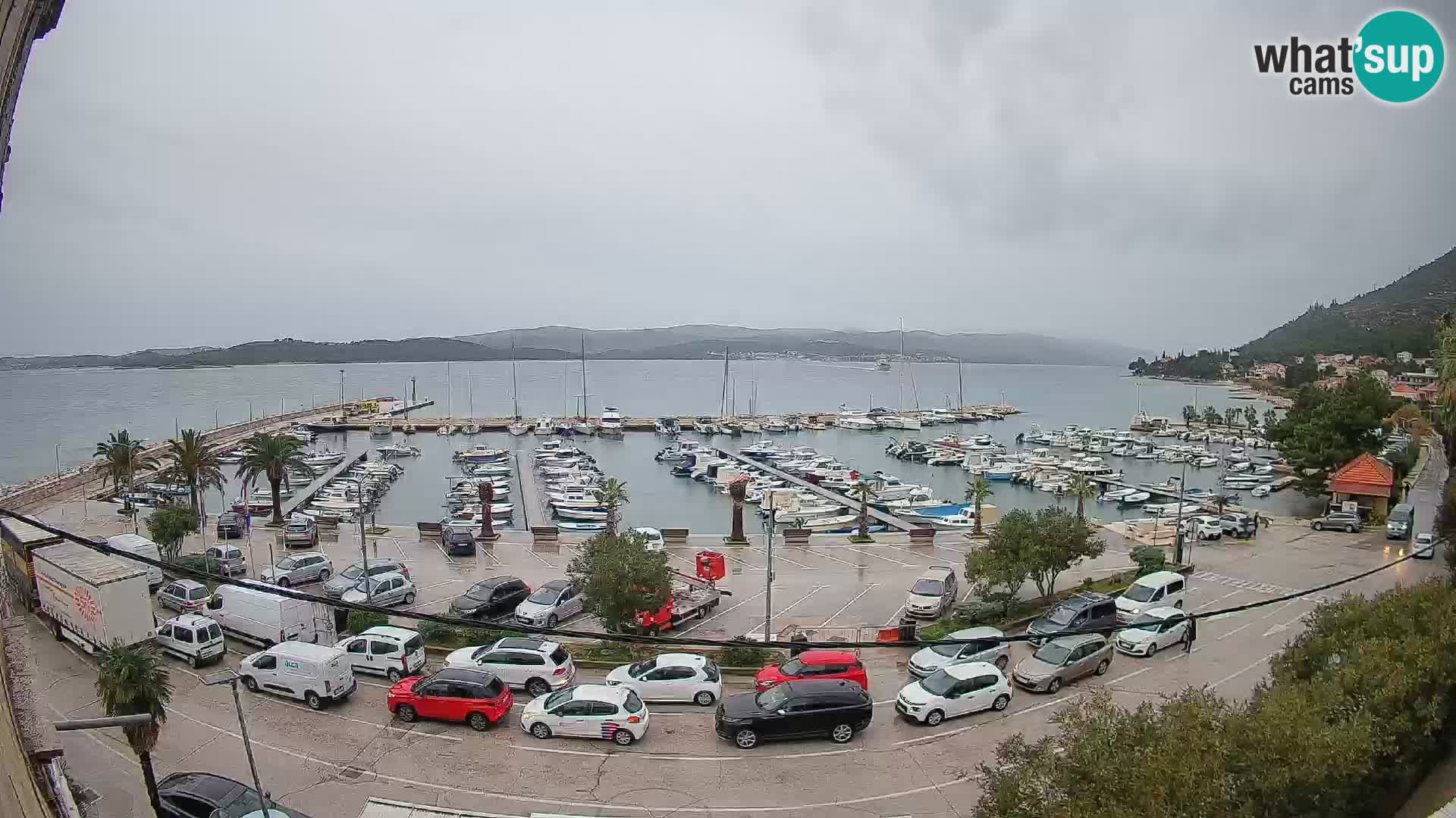 Webcam Orebić Uferpromenade – Fähre nach Korčula Live