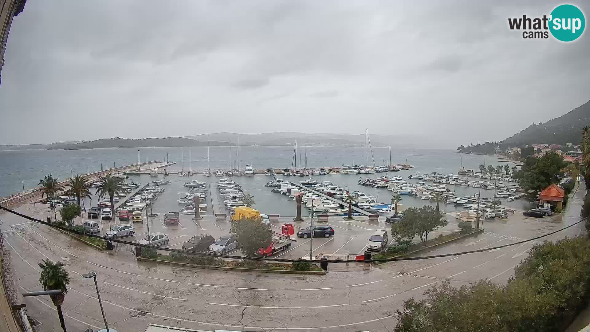 Webcam Orebić Riva – Ferry vers Korčula en direct