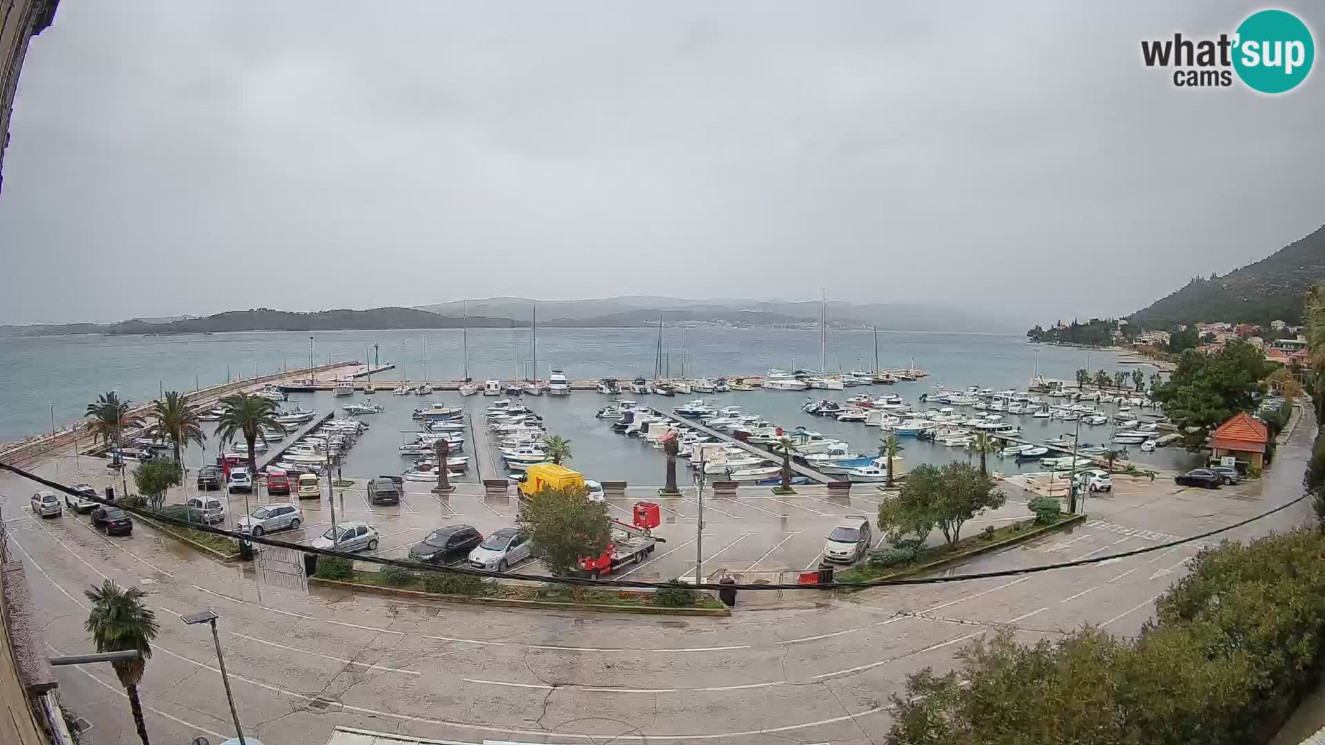 Spletna kamera Orebić Riva – Trajekt za Korčulo v živo