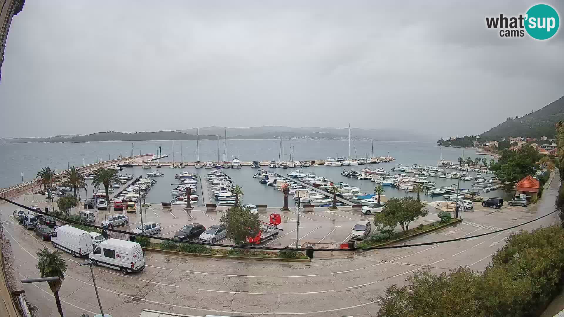 Webcam Orebić Riva – Ferry to Korčula Live