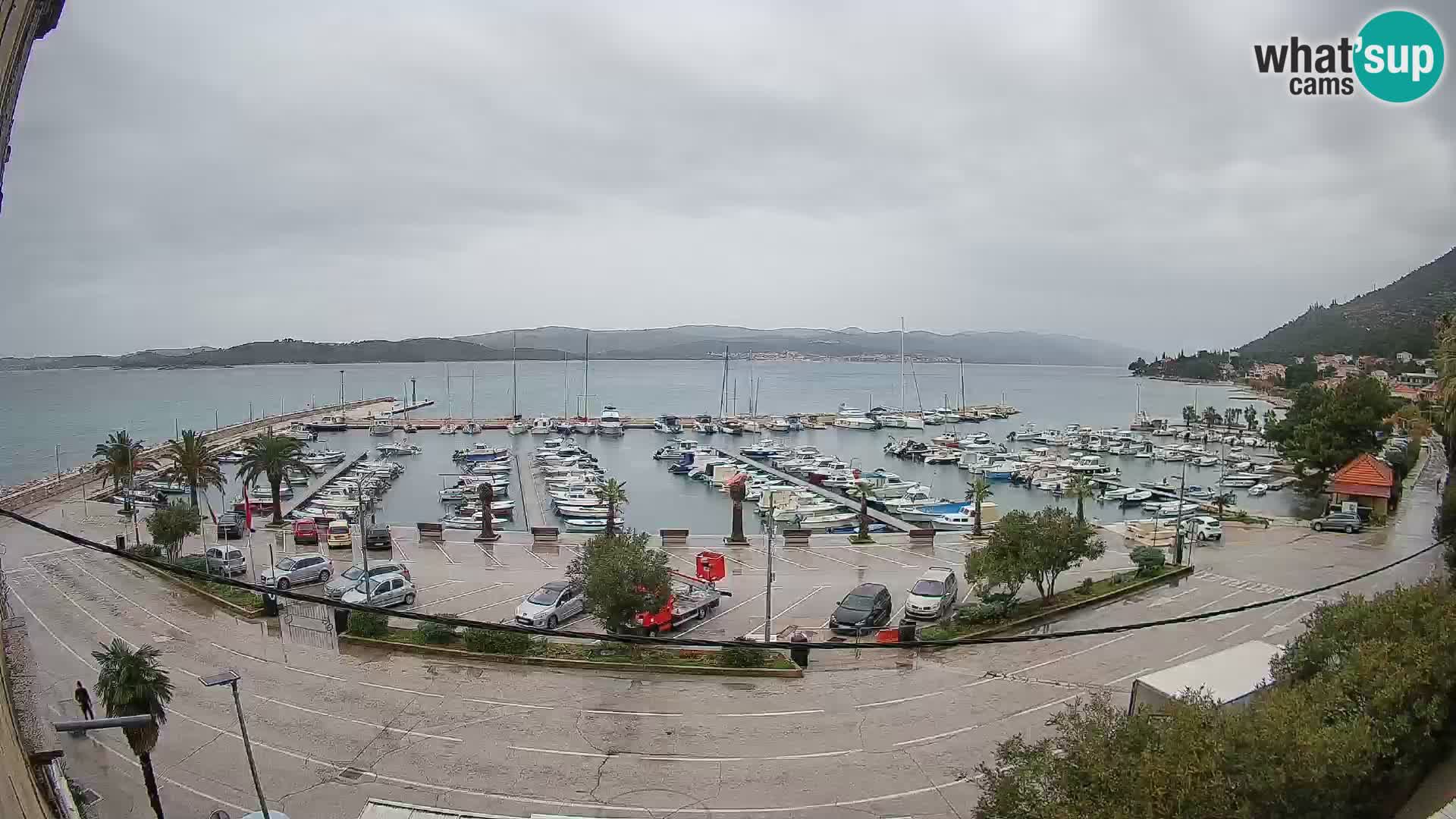 Spletna kamera Orebić Riva – Trajekt za Korčulo v živo