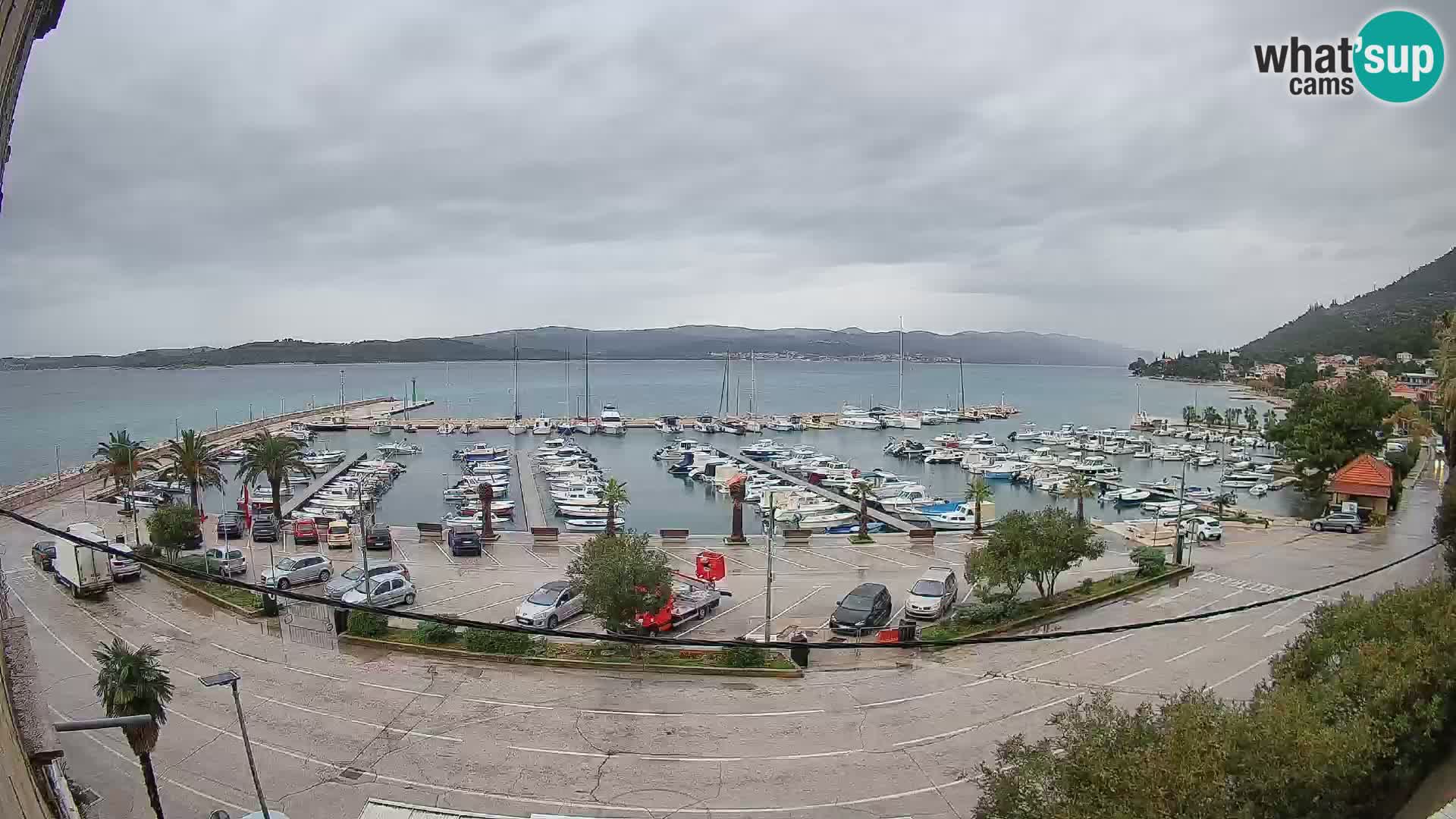 Webcam Orebić Uferpromenade – Fähre nach Korčula Live