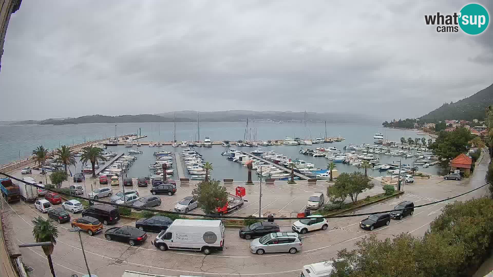 Webcam Orebić Riva – Ferry to Korčula Live