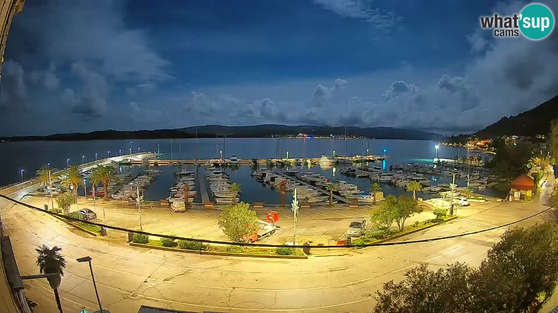Webcam Orebić Uferpromenade – Fähre nach Korčula Live