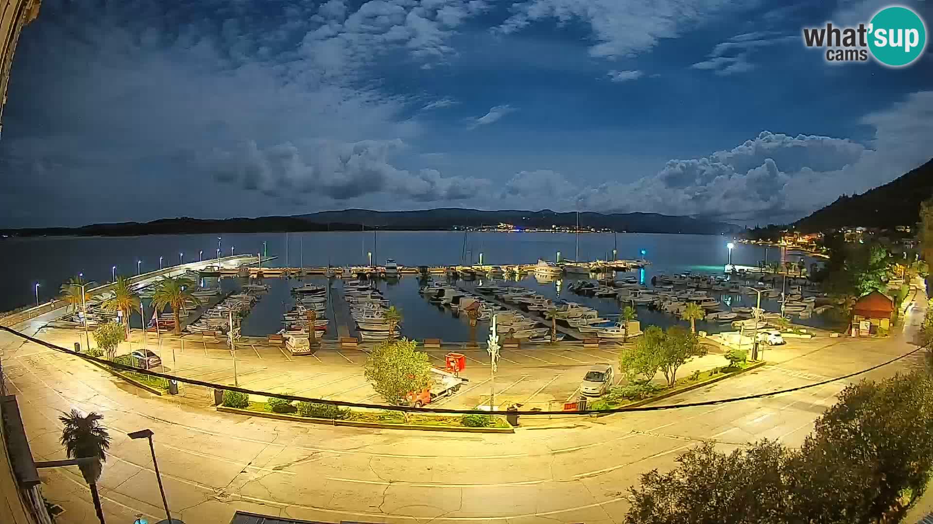 Webcam Orebić Uferpromenade – Fähre nach Korčula Live