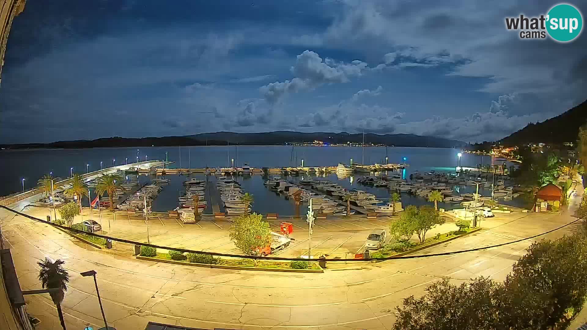 Webcam Orebić Riva – Ferry to Korčula Live