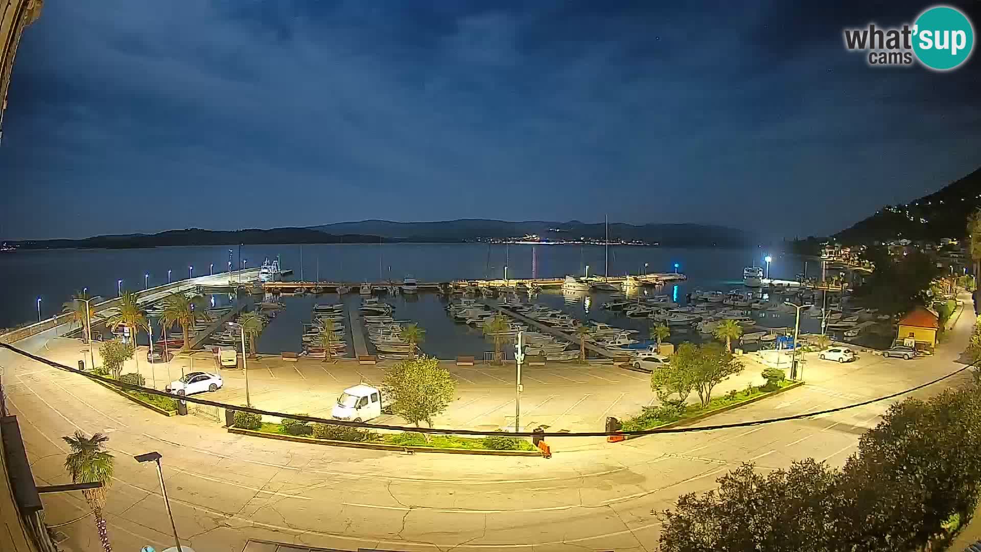Webcam Orebić Uferpromenade – Fähre nach Korčula Live