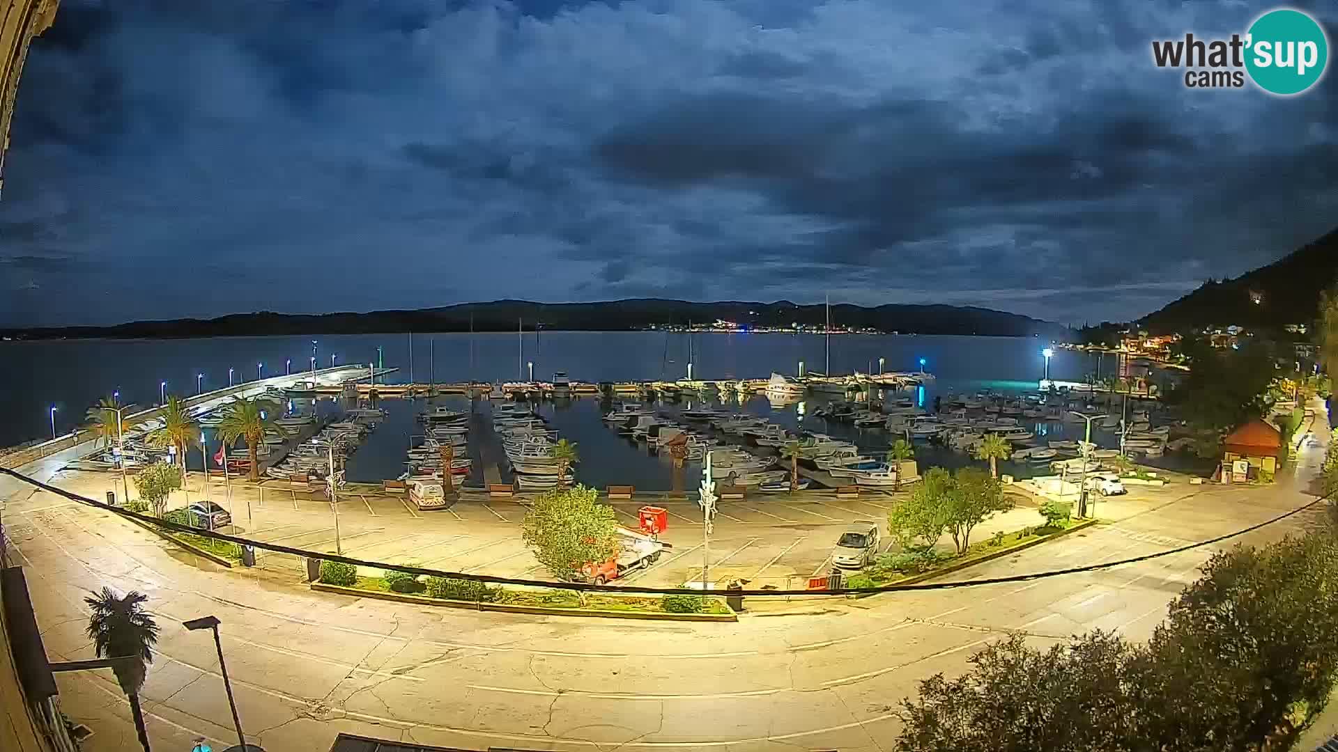 Spletna kamera Orebić Riva – Trajekt za Korčulo v živo