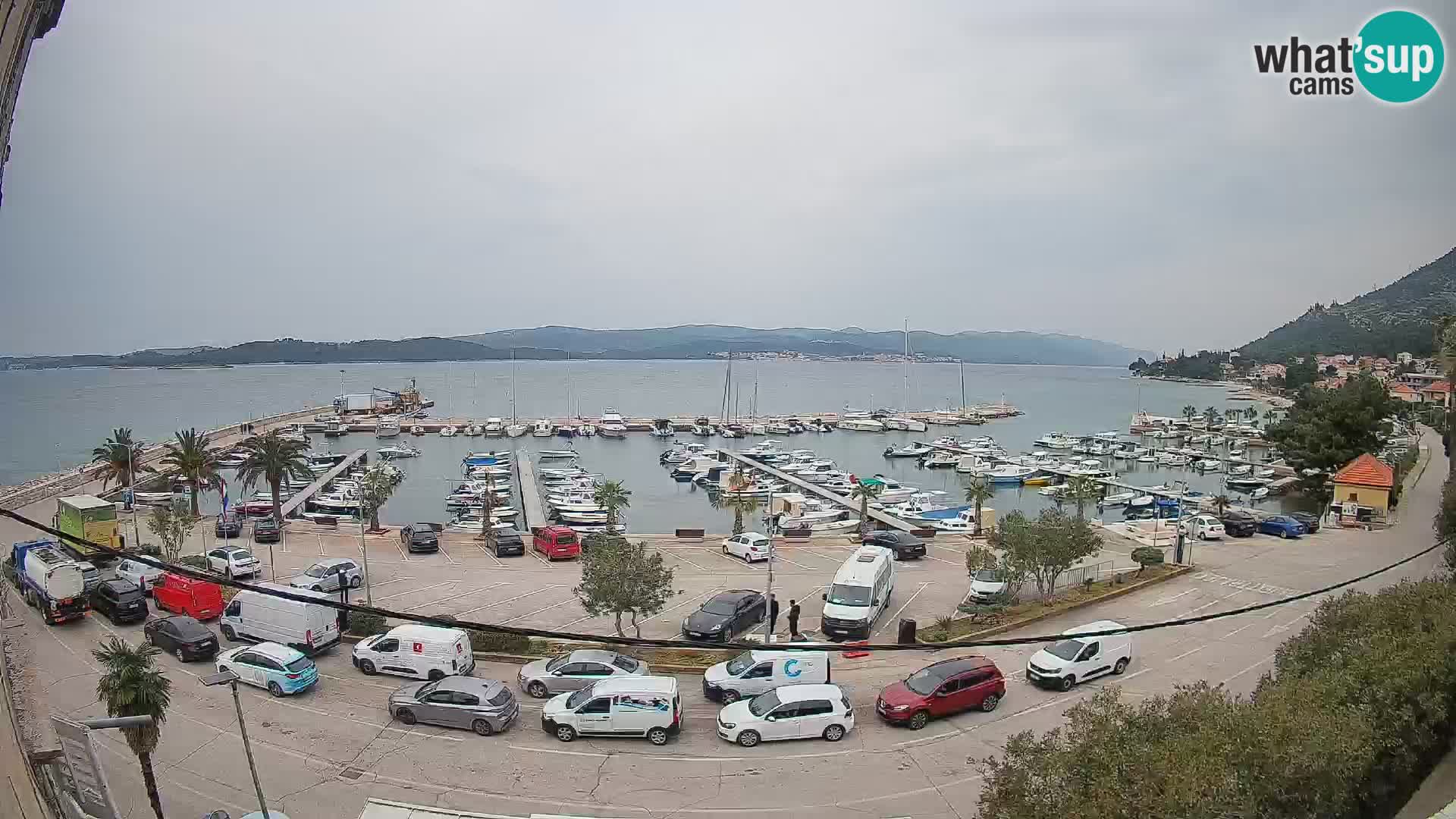 Web kamera Orebić Riva – Trajekt za Korčulu uživo