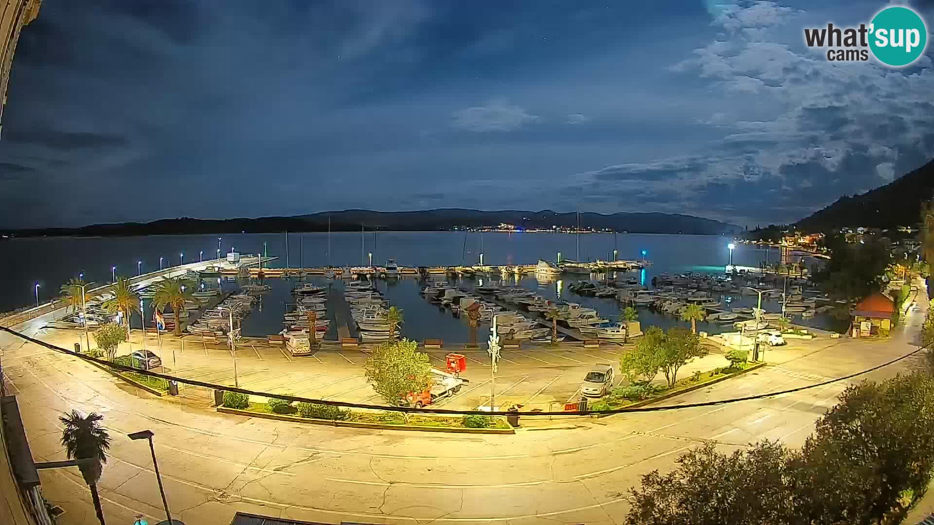 Webcam Orebić Riva – Ferry to Korčula Live