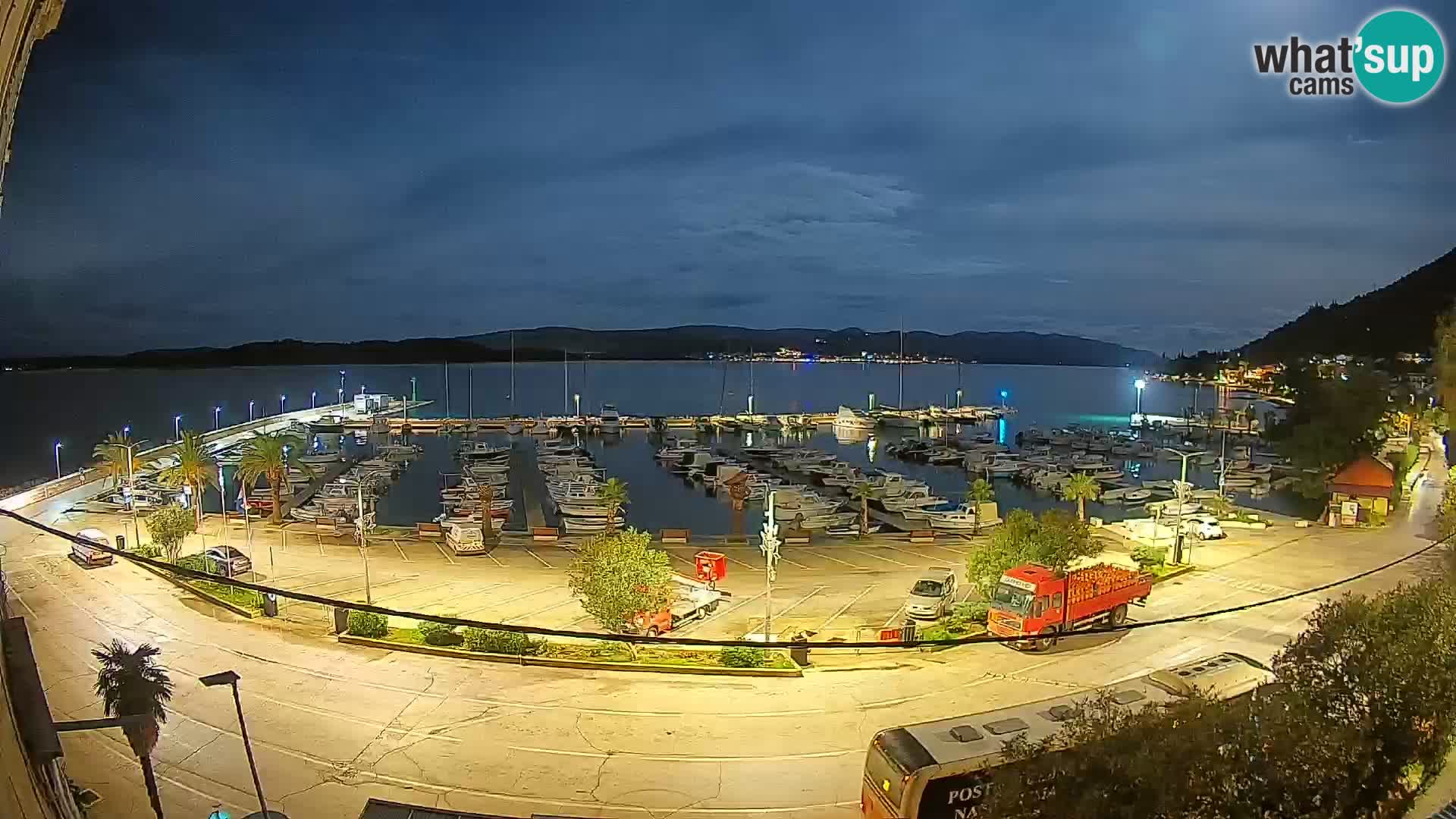 Webcam Orebić Uferpromenade – Fähre nach Korčula Live