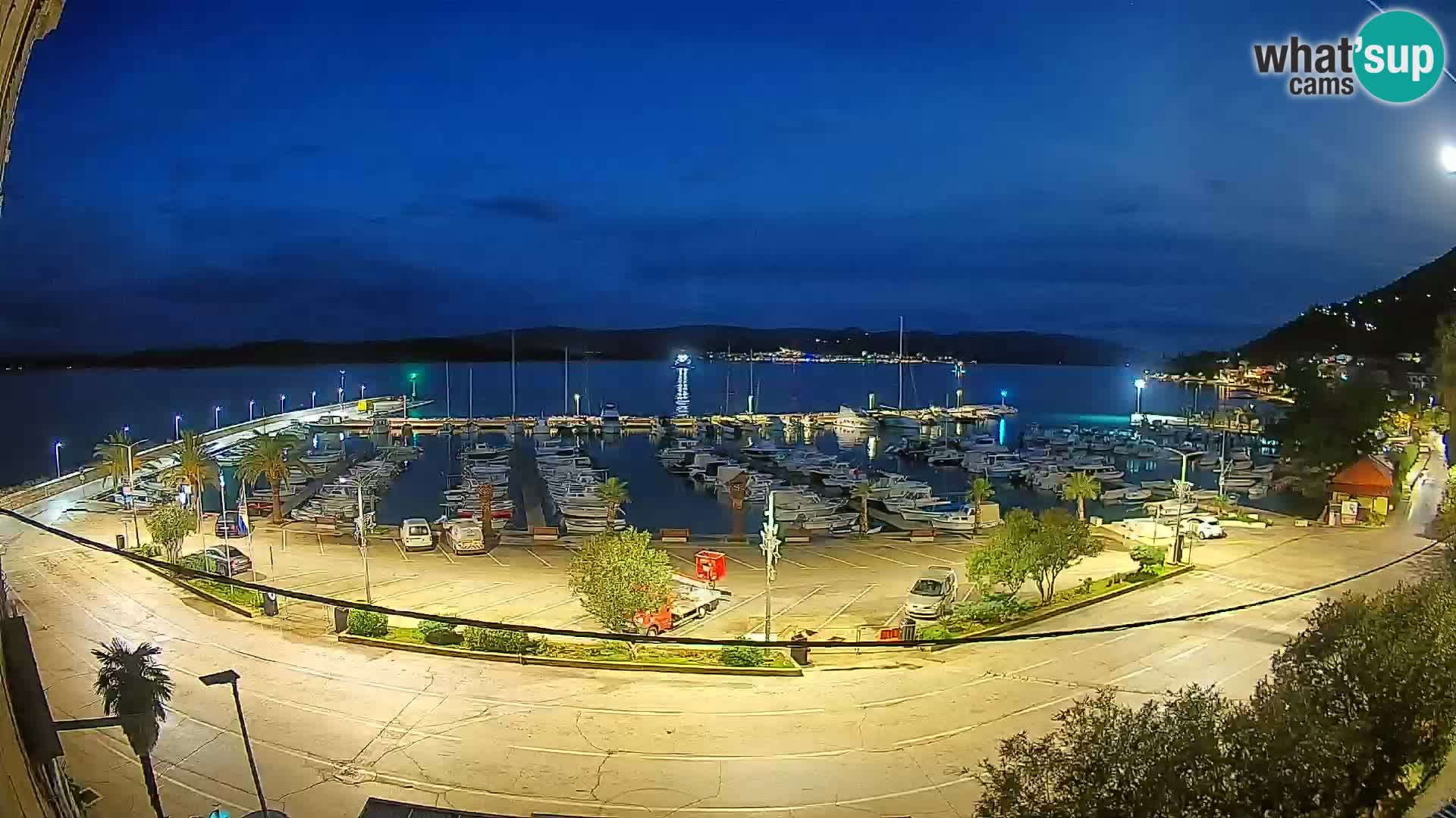Webcam Orebić Riva – Ferry to Korčula Live