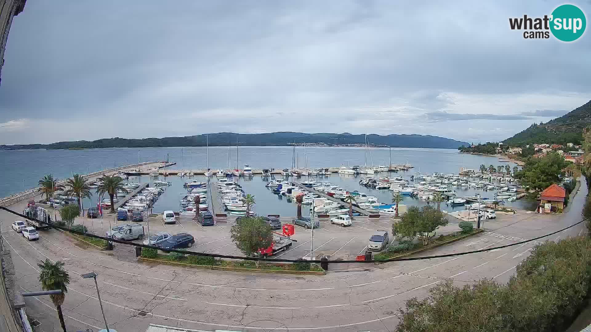 Web kamera Orebić Riva – Trajekt za Korčulu uživo