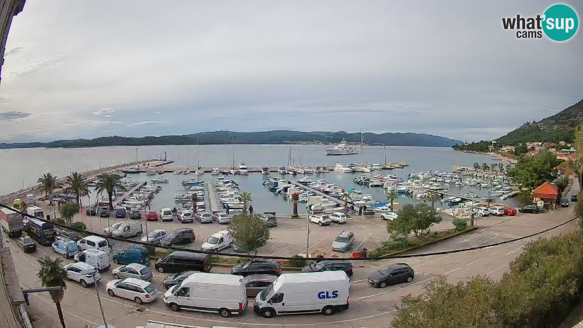 Web kamera Orebić Riva – Trajekt za Korčulu uživo