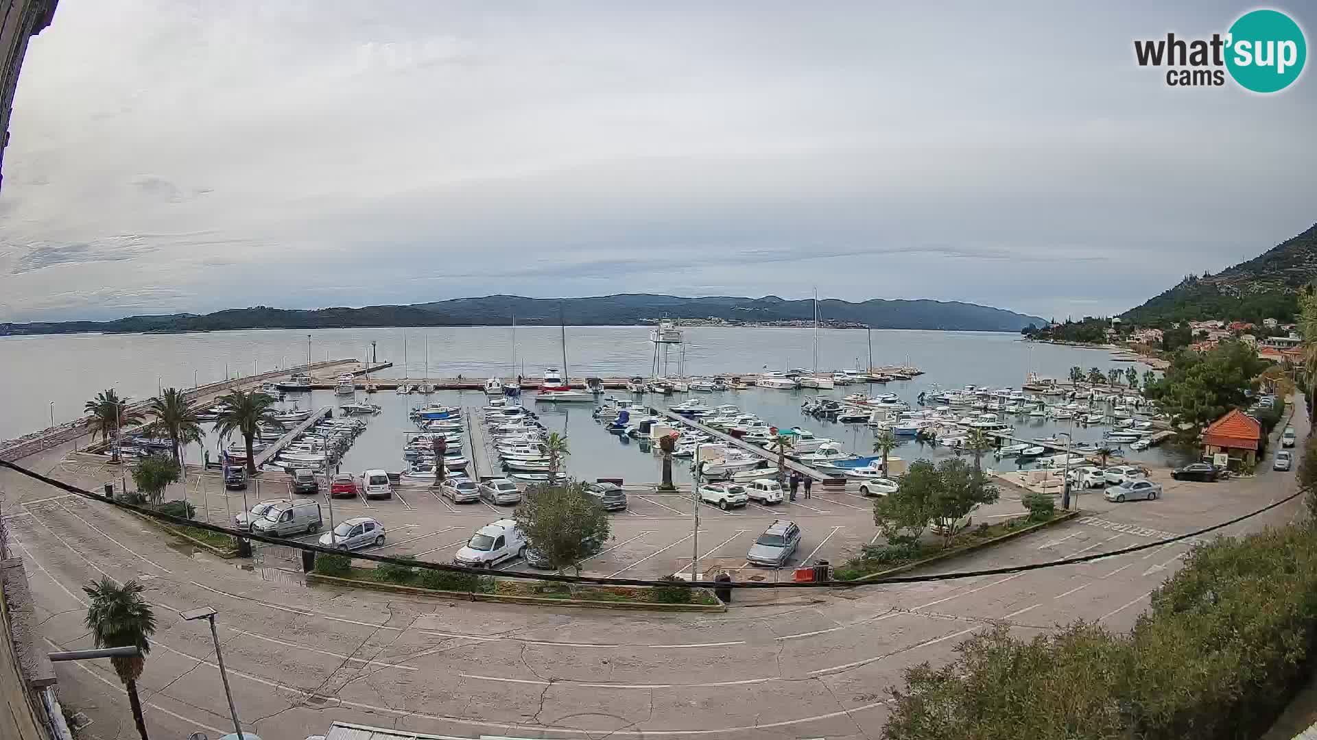 Webcam Orebić Riva – Ferry vers Korčula en direct
