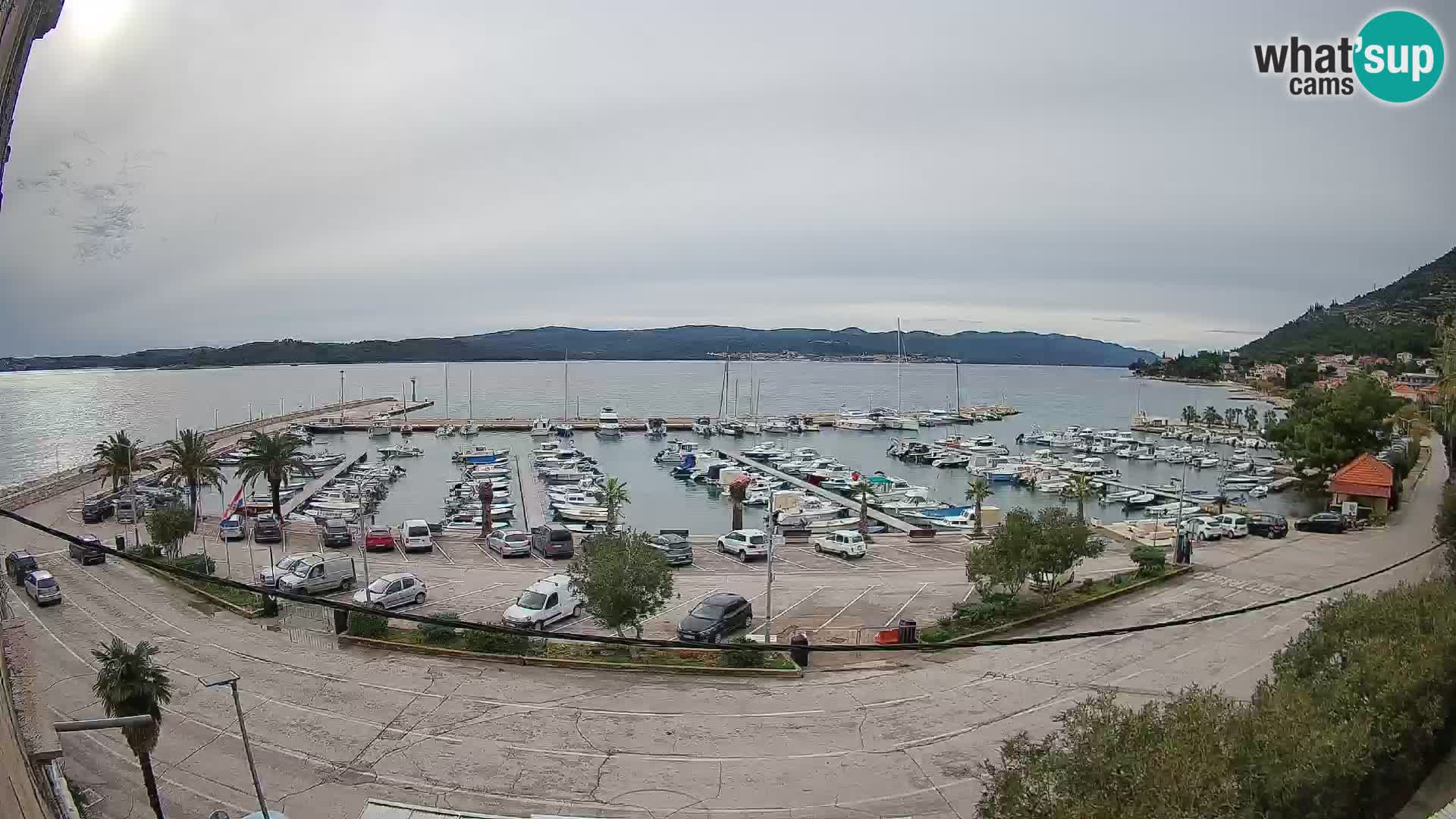 Webcam Orebić Riva – Ferry vers Korčula en direct