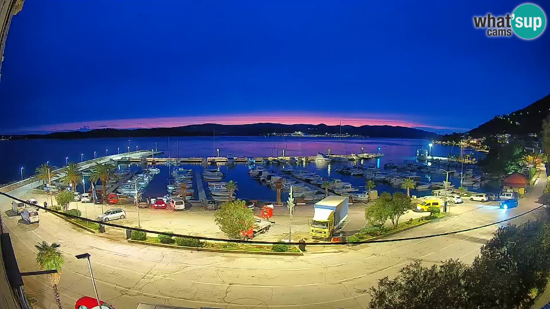 Webcam Orebić Riva – Ferry vers Korčula en direct