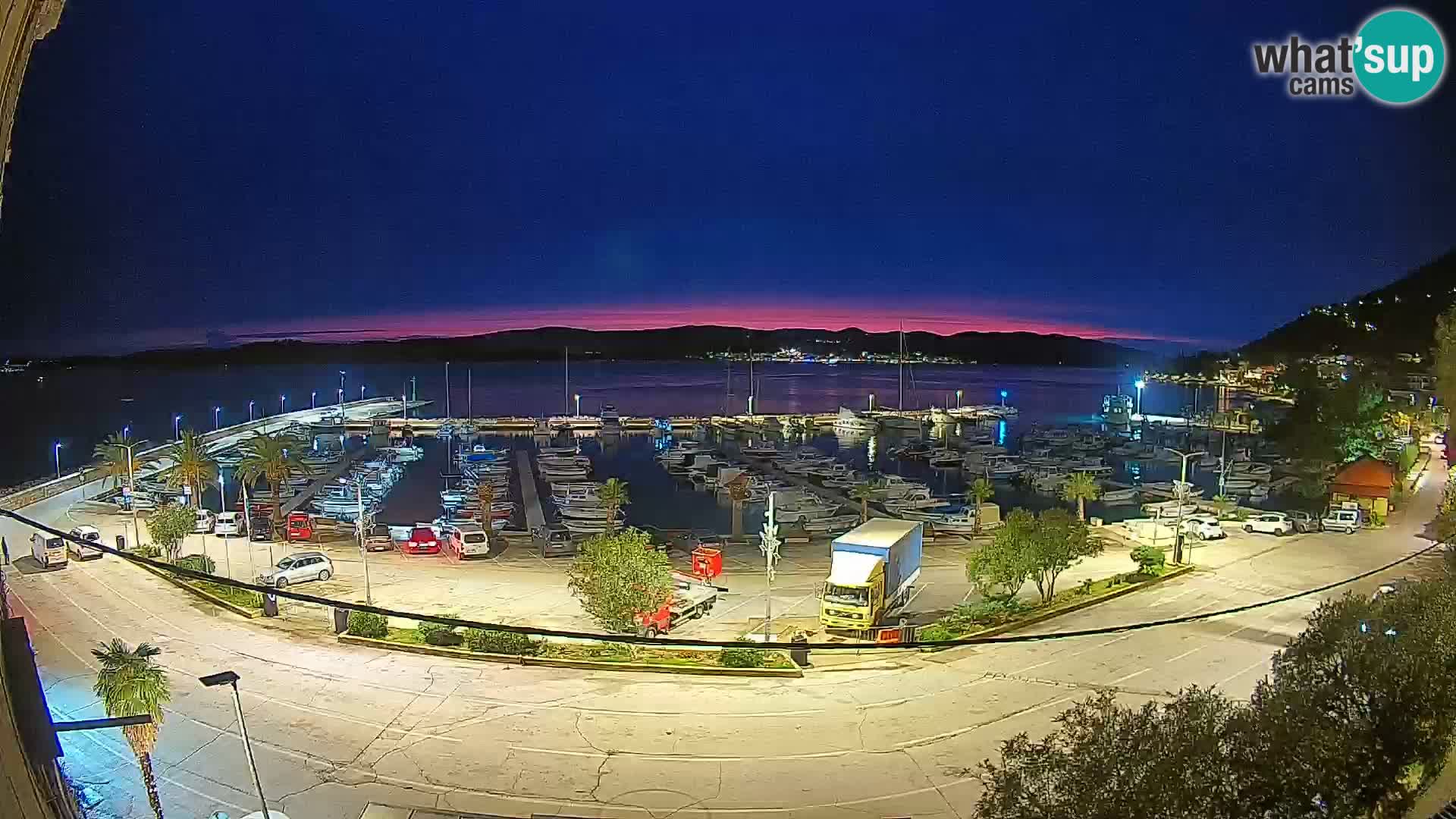 Webcam Orebić Riva – Ferry vers Korčula en direct