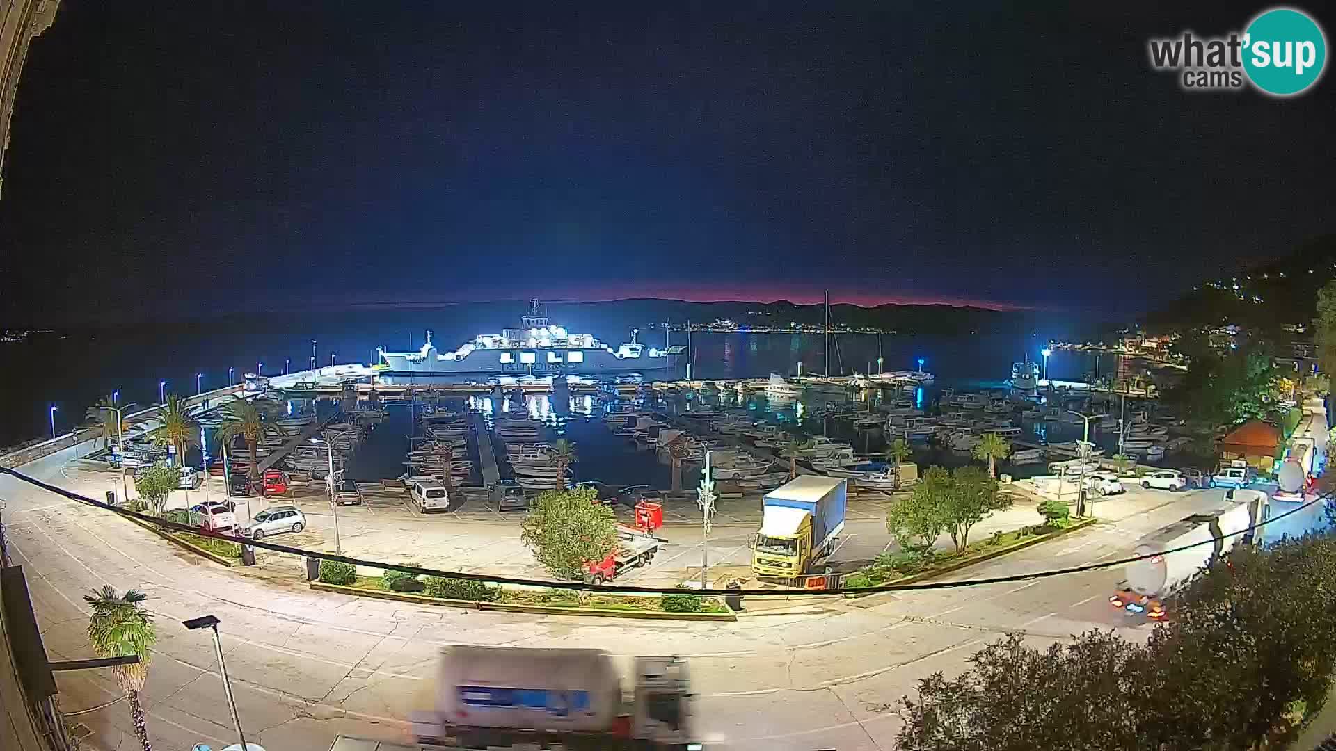 Webcam Orebić Riva – Ferry a Korčula en vivo