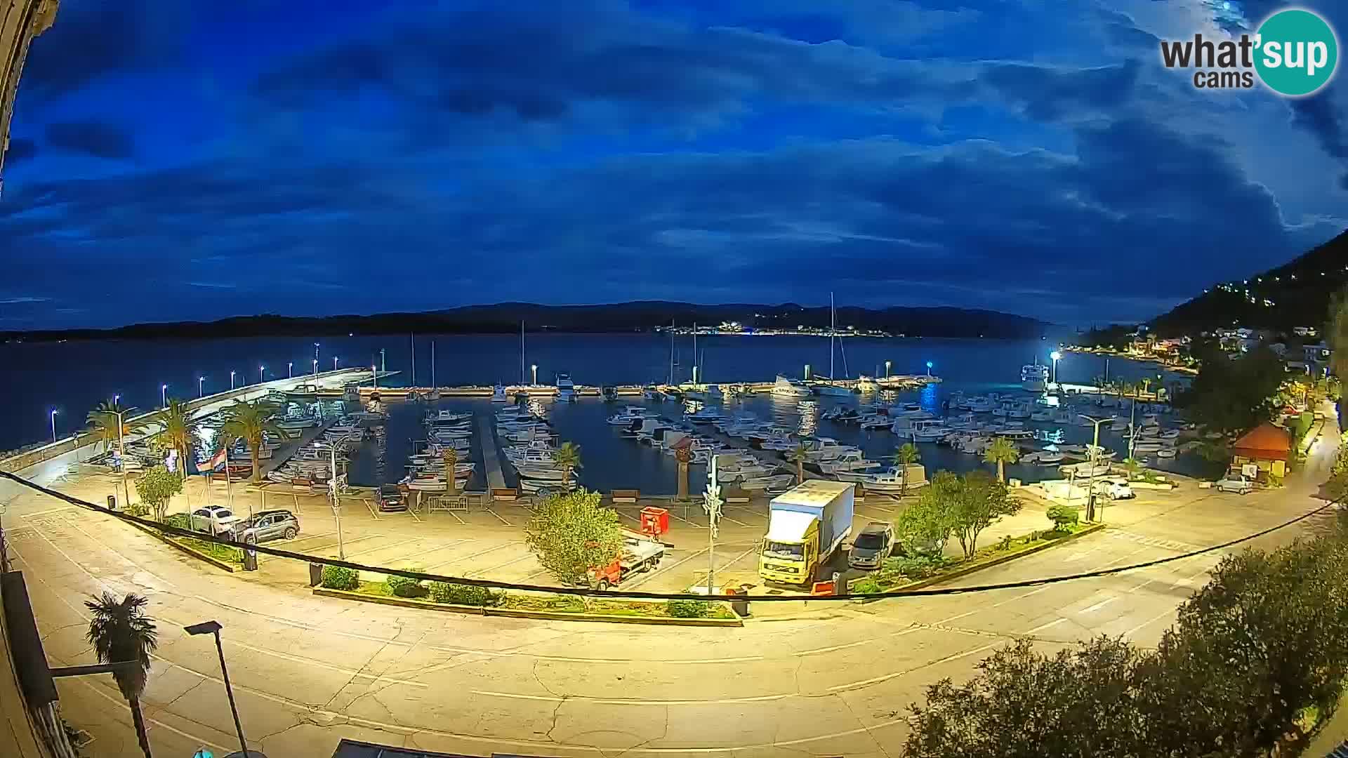 Webcam Orebić Riva – Ferry to Korčula Live