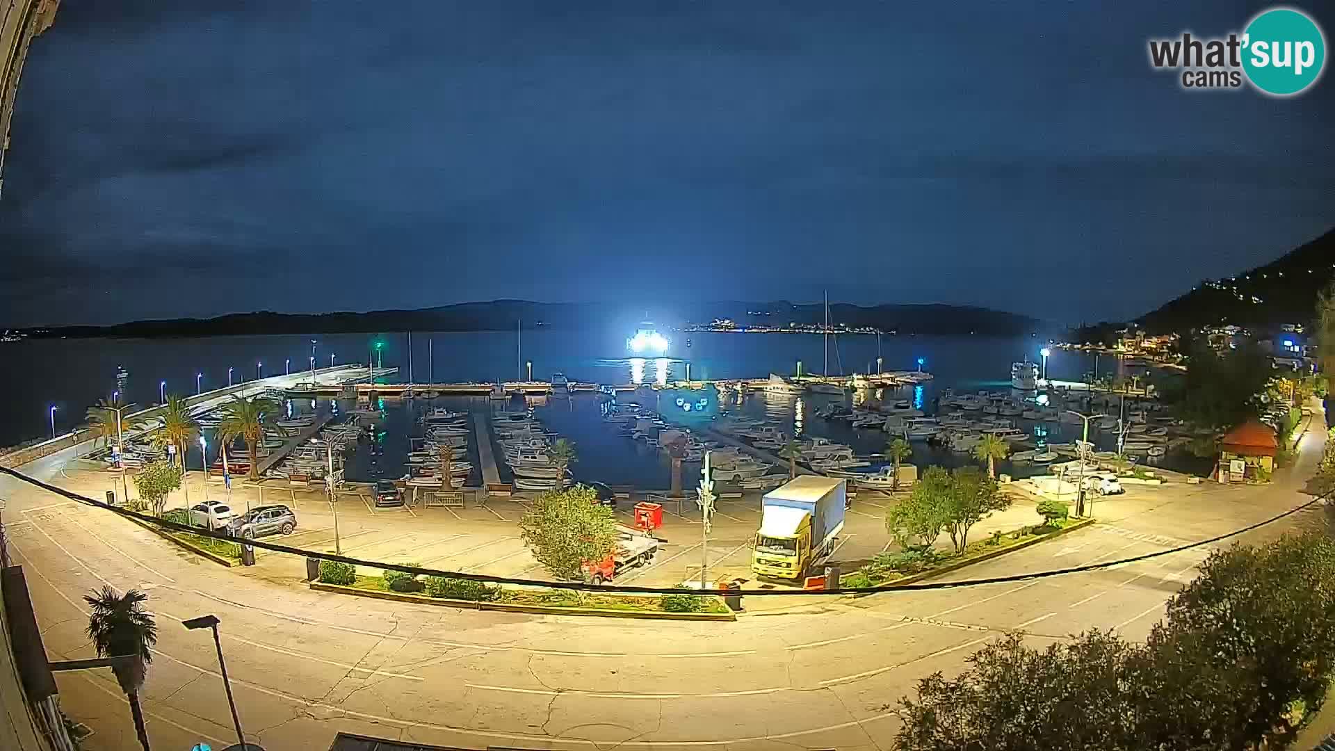 Webcam Orebić Uferpromenade – Fähre nach Korčula Live