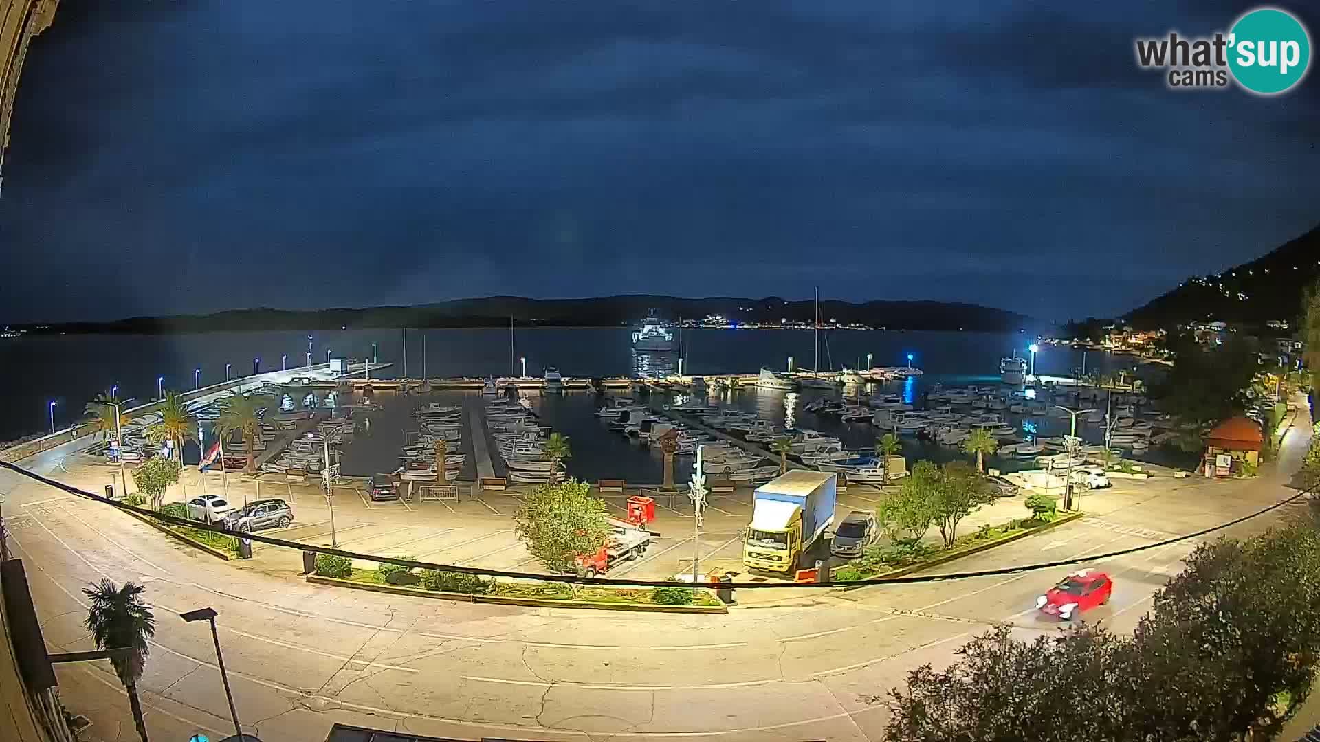 Webcam Orebić Riva – Ferry a Korčula en vivo